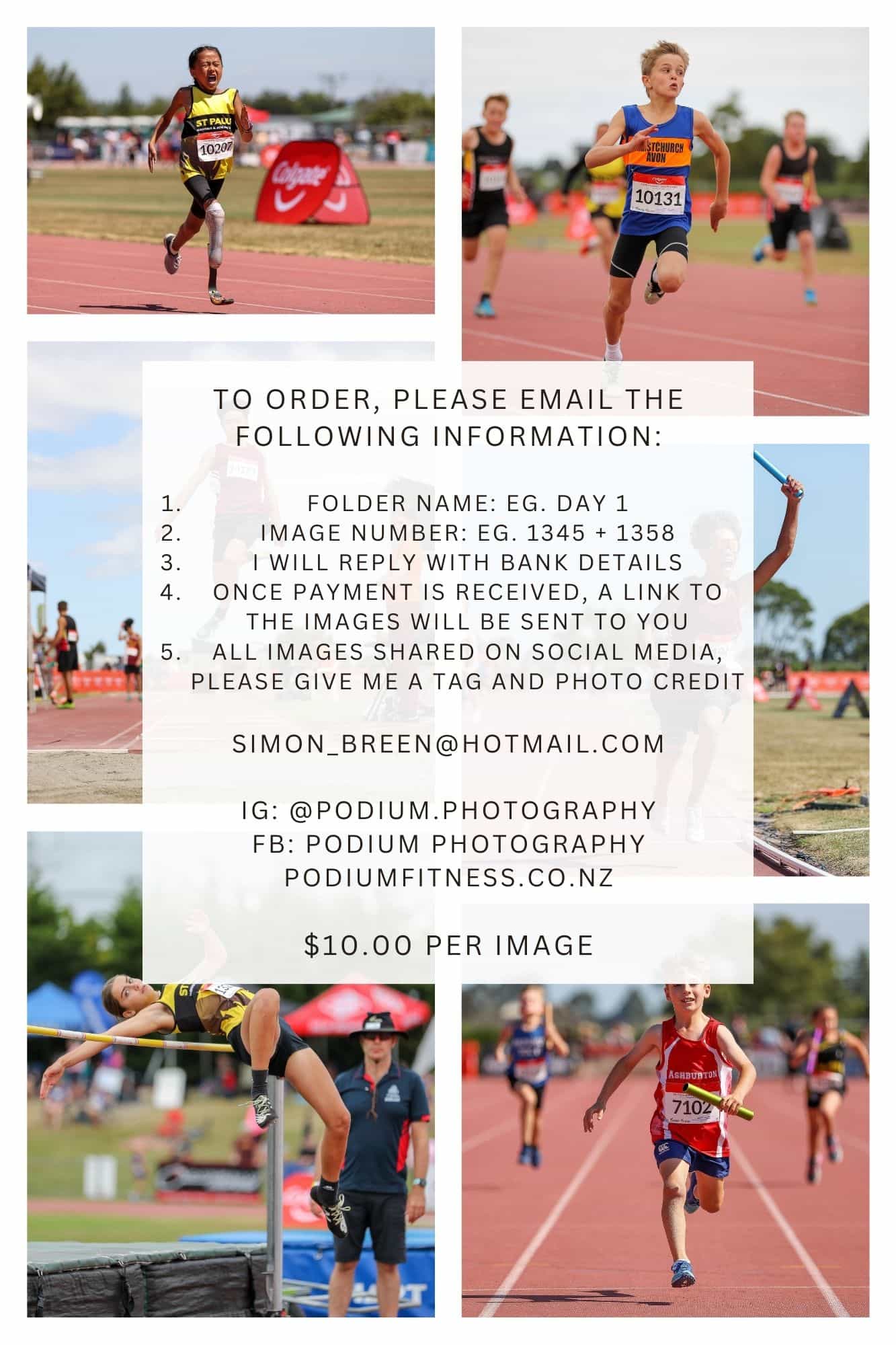 Podium Photography $15.00 per image IG: @podium.photography FB: Podium Photography - HOW TO ORDER