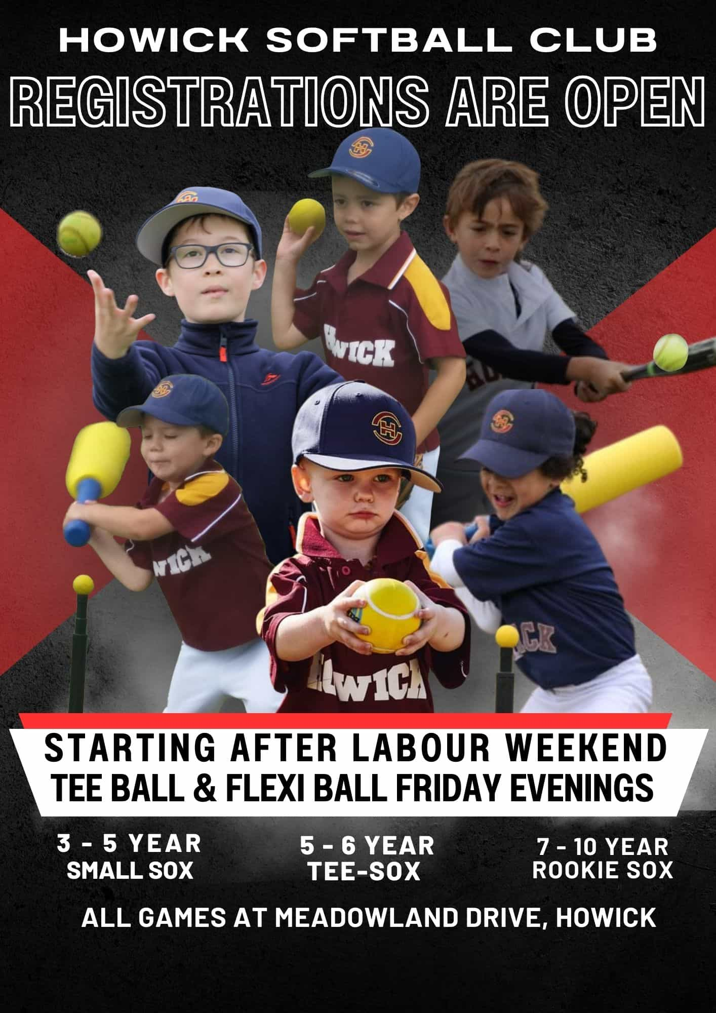 Friday Night T/Flex Ball Flyer - 1