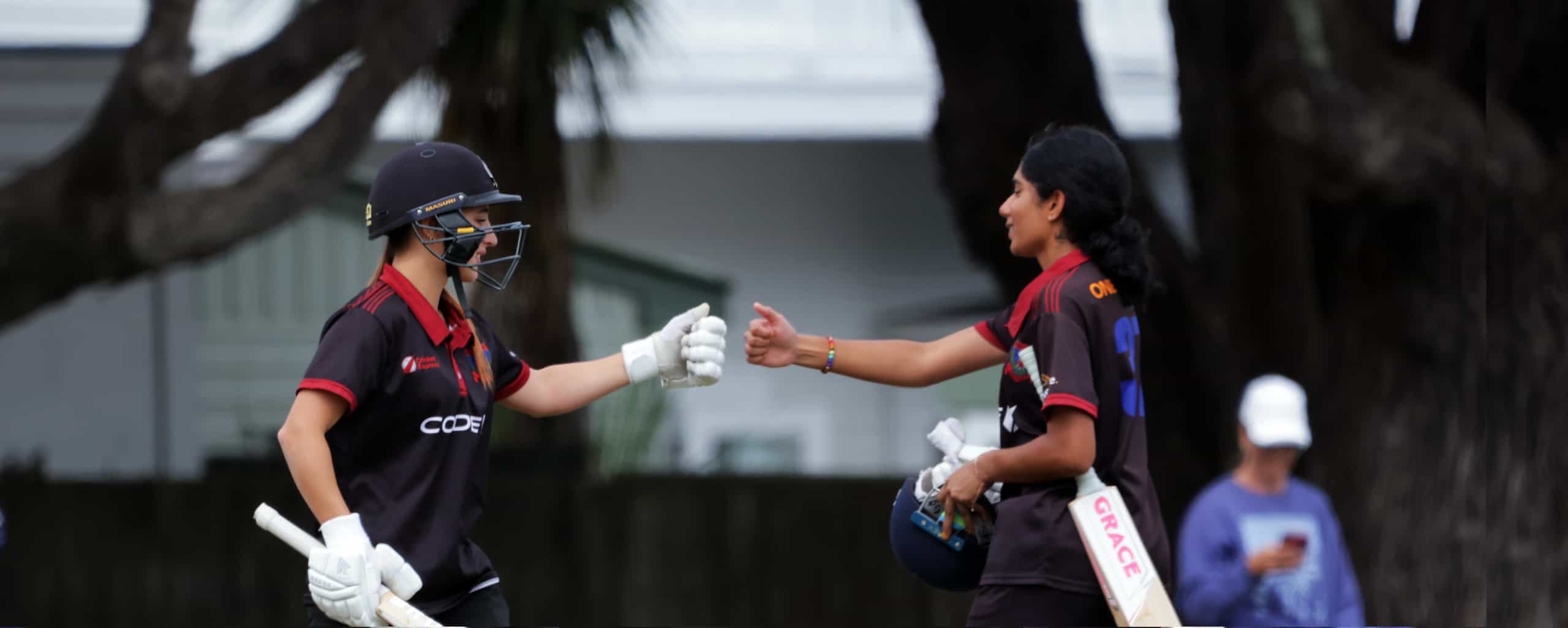 Action from the Maureen Peters trophy women's premier T20 cricket match between Petone-Riverside and North City at Petone Rec in Petone, New Zealand on Saturday, 23 March 2024. Photo: Dave Lintott / lintottphoto.co.nz