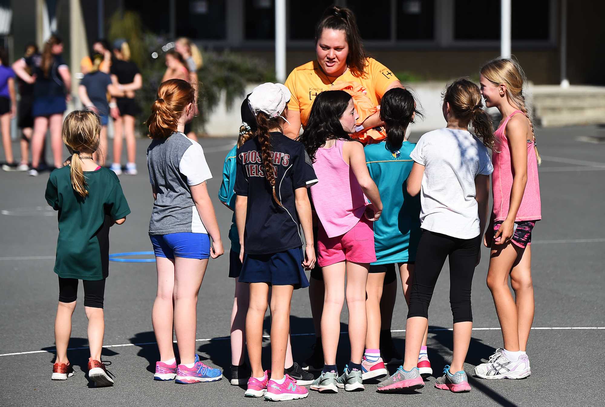 NELSON, NEW ZEALAND - FEBRUARY 13: Netball at Saxton, Stoke, New Zealand. Tuesday 13 February 2018. (Photo by Chris Symes/Shuttersport Limited)
