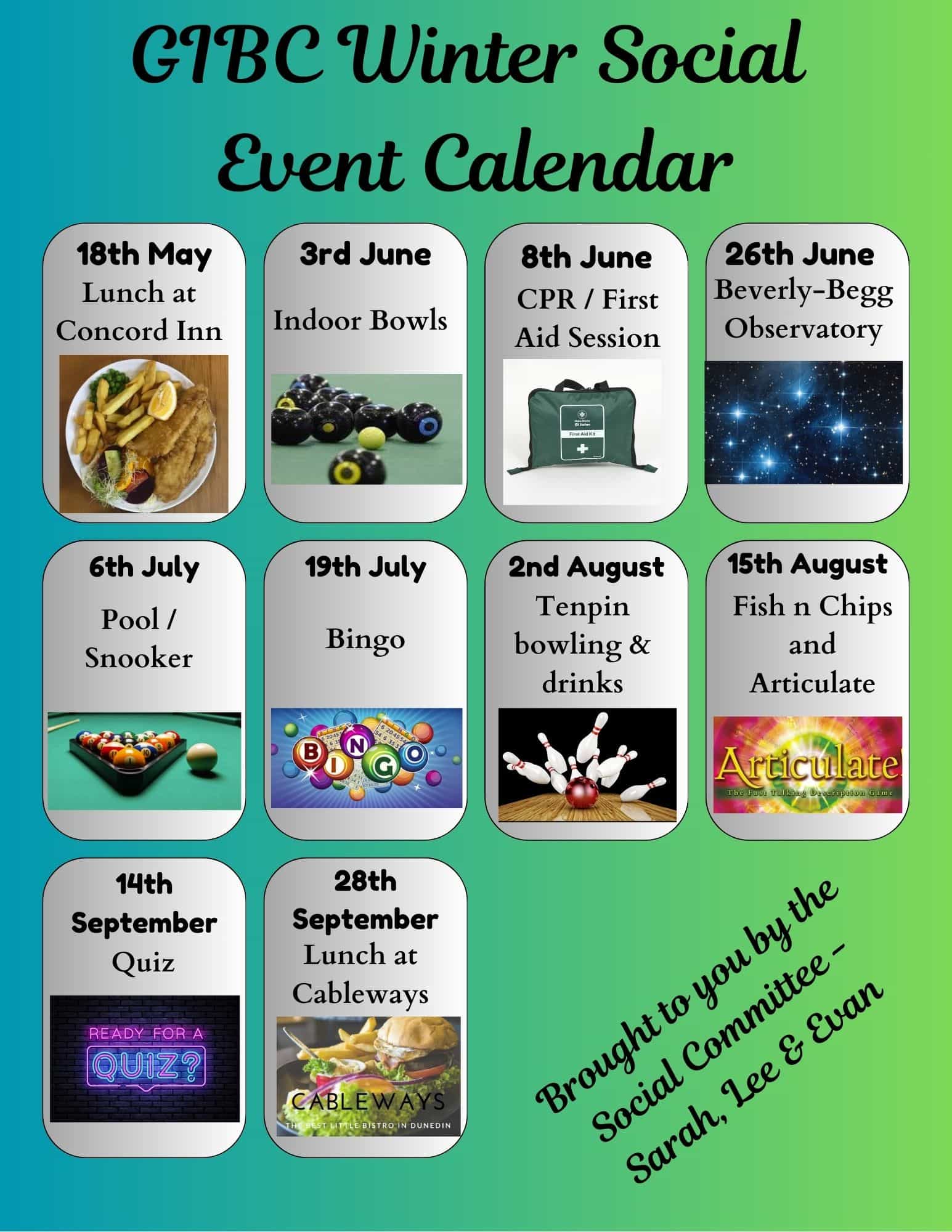 Winter Social Event Calendar 2025 - 1
