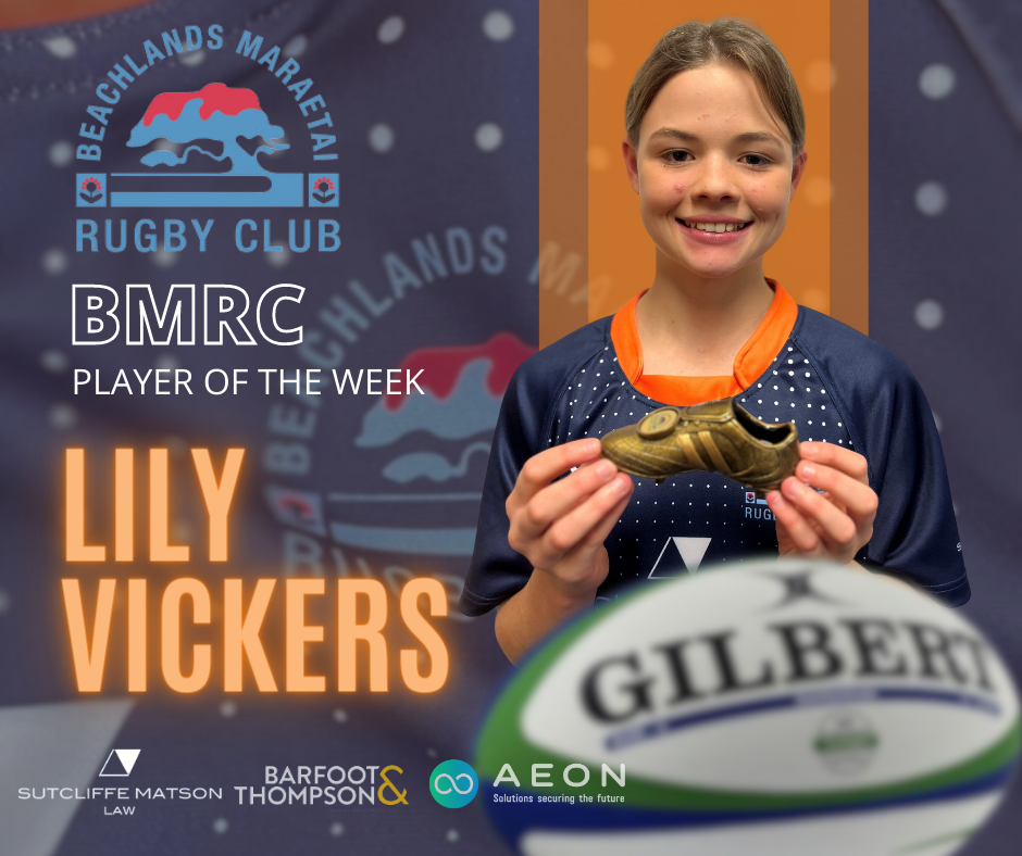 Rolleston Rugby Girls Ripper BMRC Player of the Week