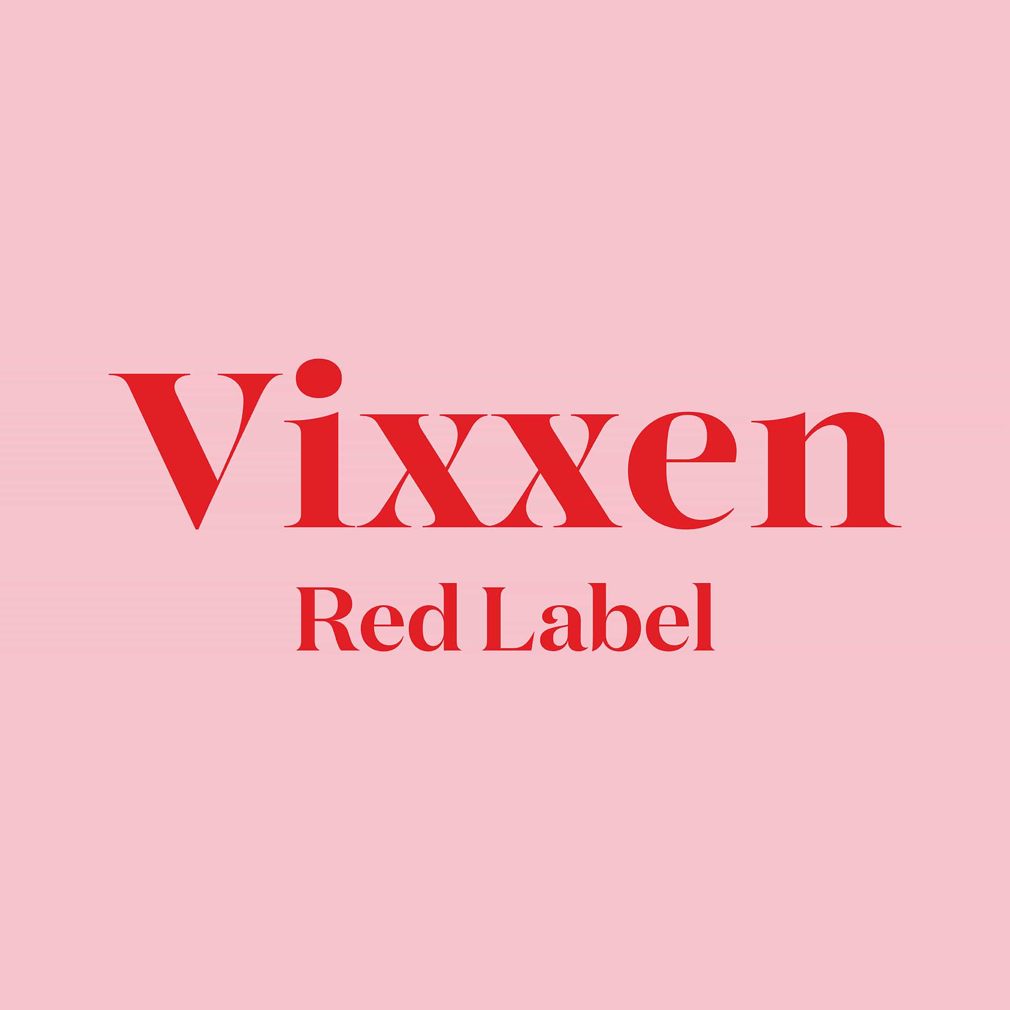 Vixxen Red Label logo PINK