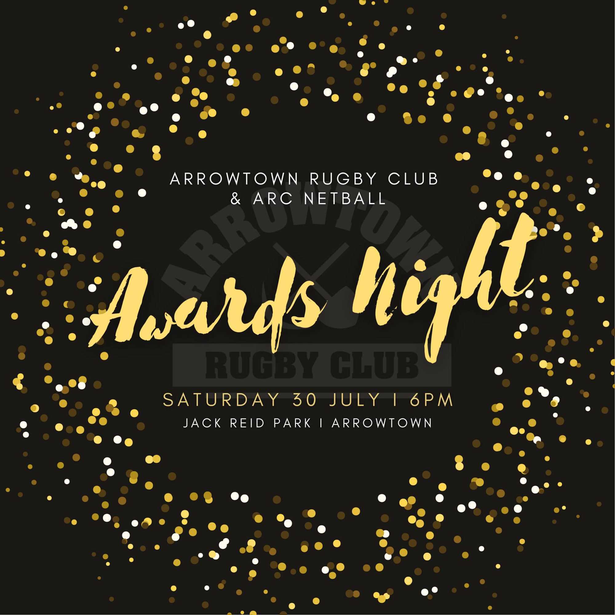 Arrowtown Rugby Club & ARC Netball Awards Night 2022