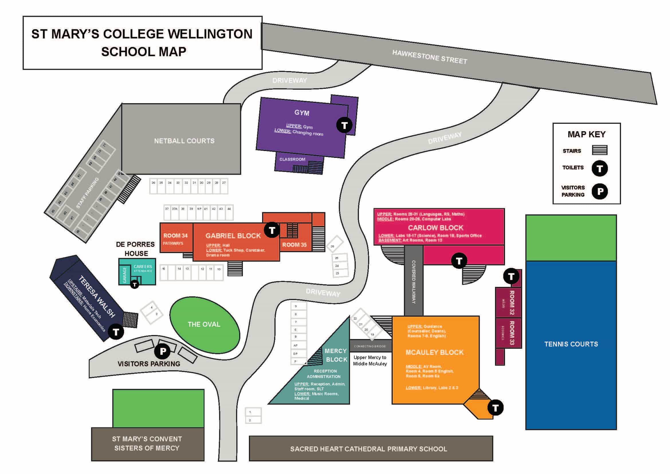 St Mary S College Wellington School Map Ce8d408d Eeae 4214 B548 Wo 