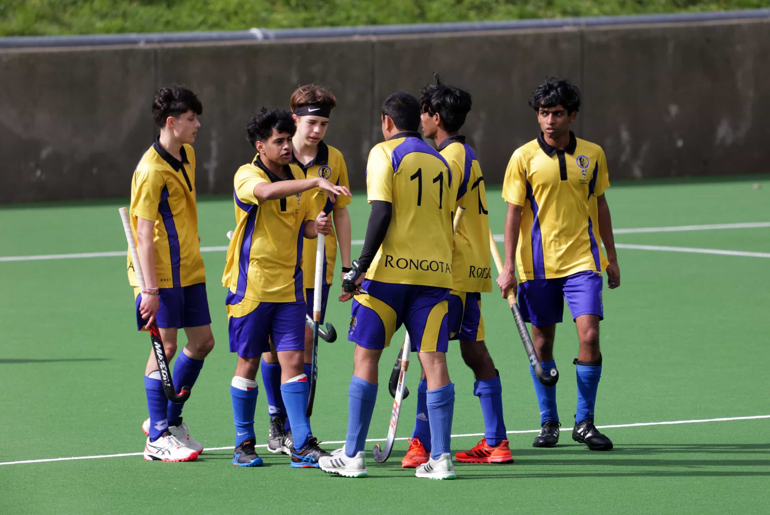 Lindisfarne College v Rongotai College. 2023 India Shield tournament at National Hockey Stadium in Wellington, New Zealand on Wednesday, 30 August 2023. Photo: Dave Lintott / lintottphoto.co.nz