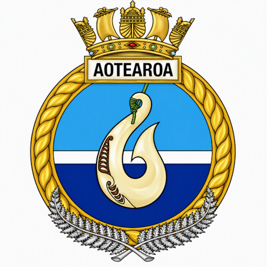 HMNZS Aotearoa ships crest