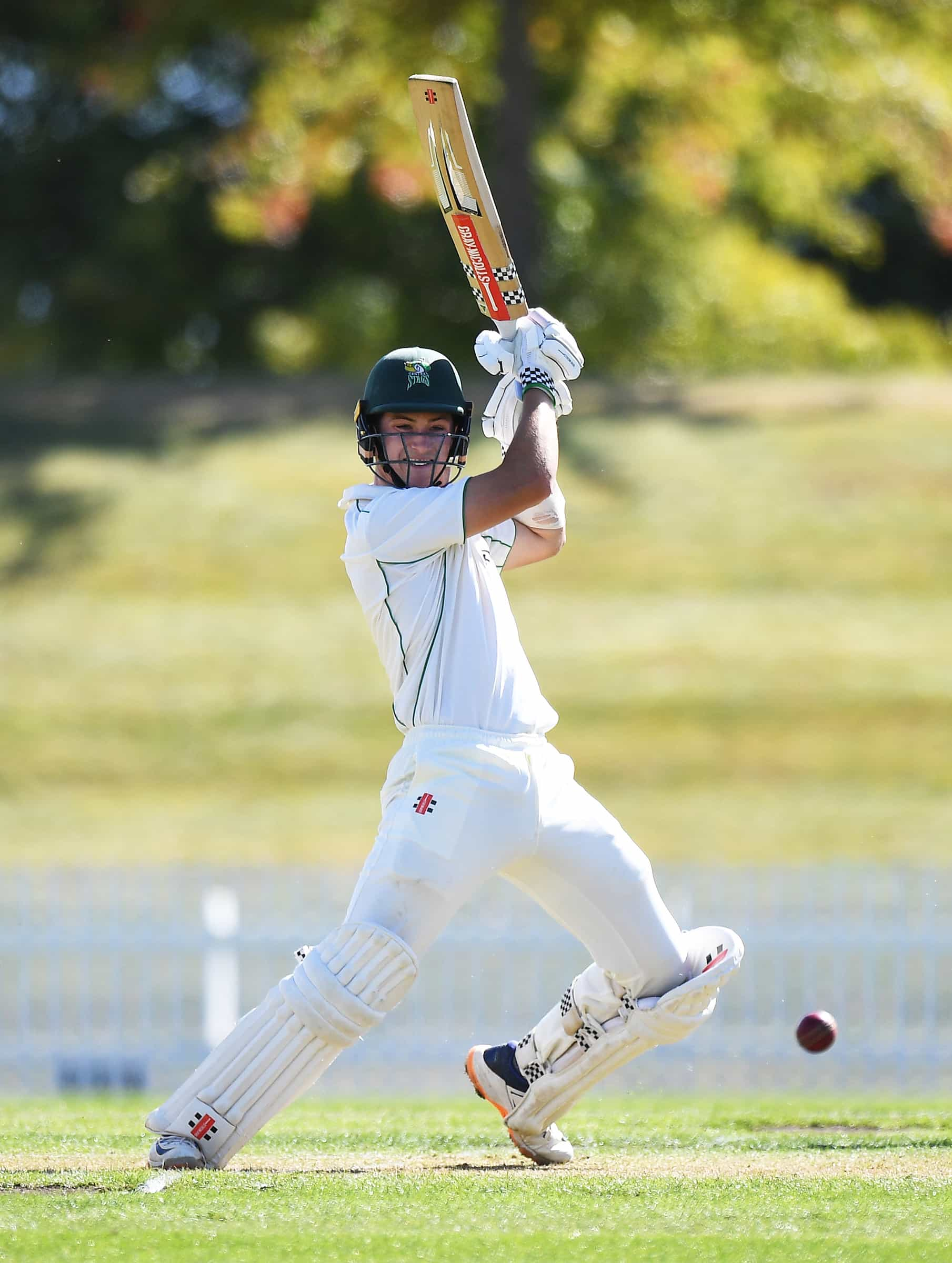 Central player Curtis Heaphy during the Plunket Shield cricket match Central Stags v Auckland Aces. Saxton Oval, Nelson, New Zealand. Sunday 2 April 2023. ©Copyright Photo: Chris Symes / www.photosport.nz