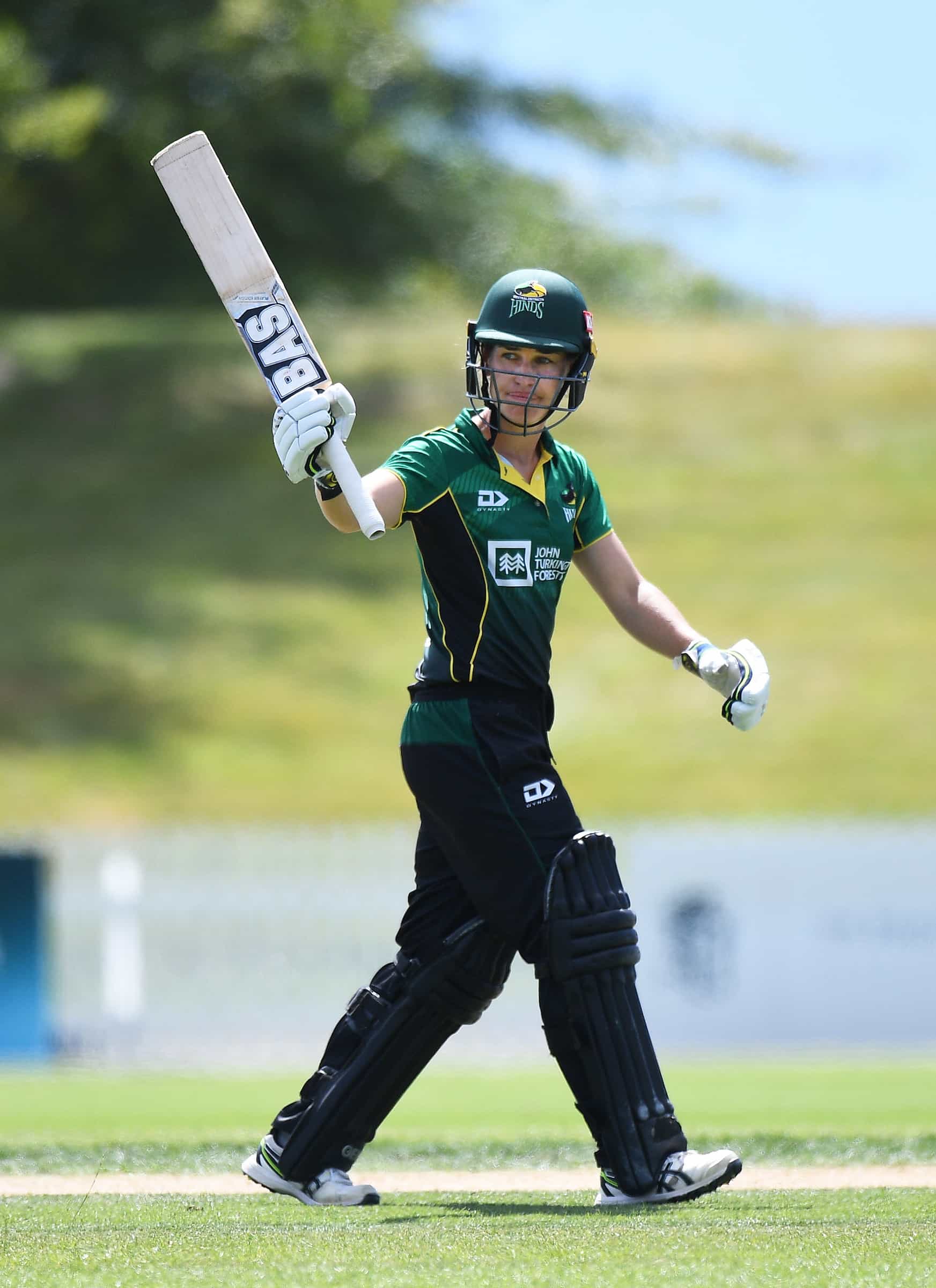 Central player Natalie Dodd scores fifty runs during their Hallyburton Johnstone Shield match Central Hinds v Otago Sparks. Saxton Oval, Nelson, New Zealand. Sunday 22 January 2023. ©Copyright Photo: Chris Symes / www.photosport.nz