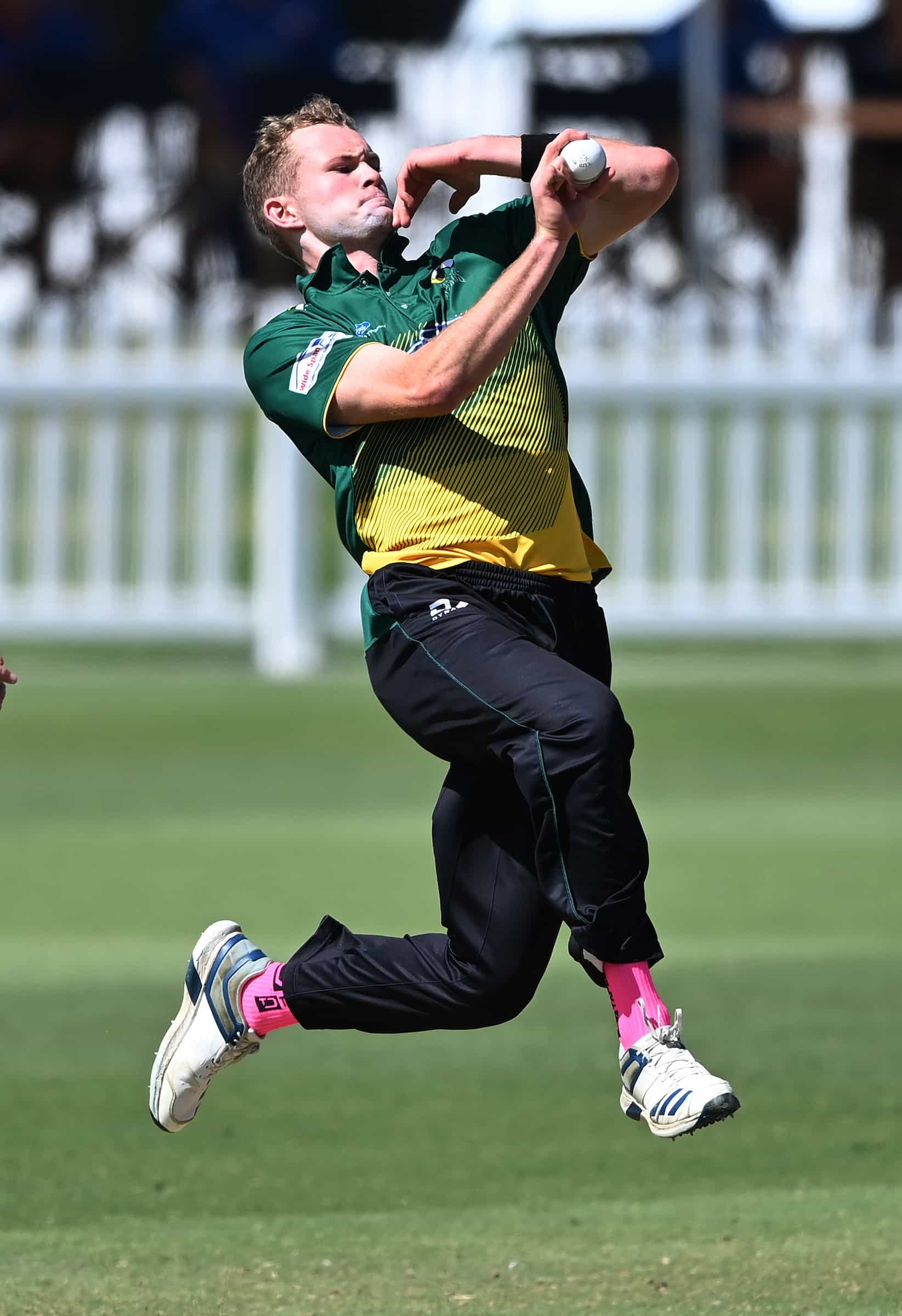 Joey Field.
Ford Trophy one day domestic cricket. Auckland Aces v  Central Districts Stags at Eden Park Outer Oval. Friday 19 February 2021. © Copyright photo: Andrew Cornaga / www.photosport.nz