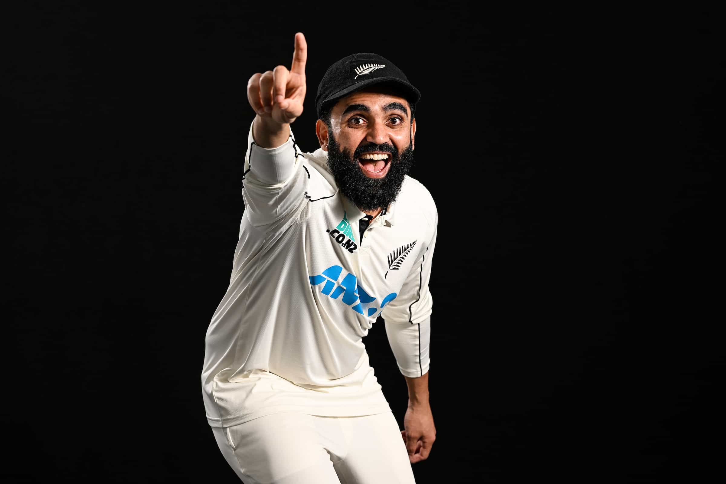 Ajaz Patel. New Zealand Blackcaps commercial day photo shoot at New Zealand Cricket, Auckland, New Zealand on Monday  August 2024. © Photo: Andrew Cornaga / Photosport