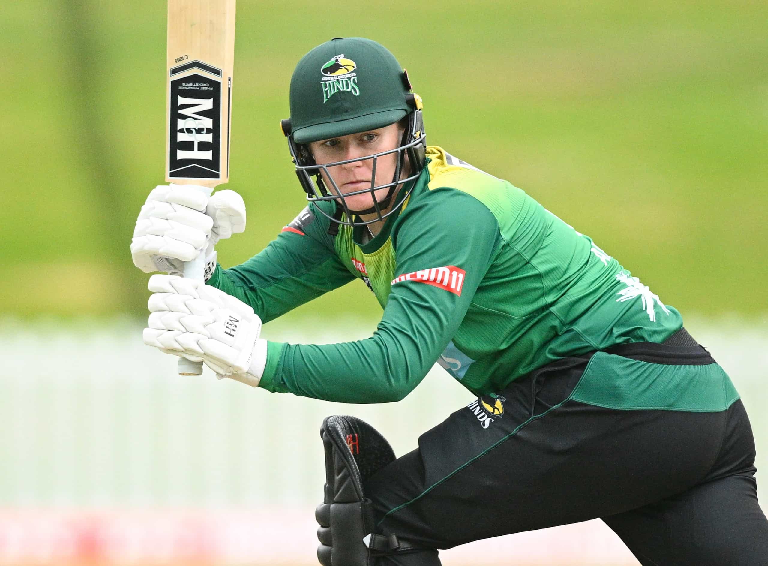 Central Hinds' Hollie Armitage during the Otago Sparks v Central Hinds match at University of Otago Oval on Friday January 19th 2024.
Copyright photo: Blake Armstrong / www.photosport.nz