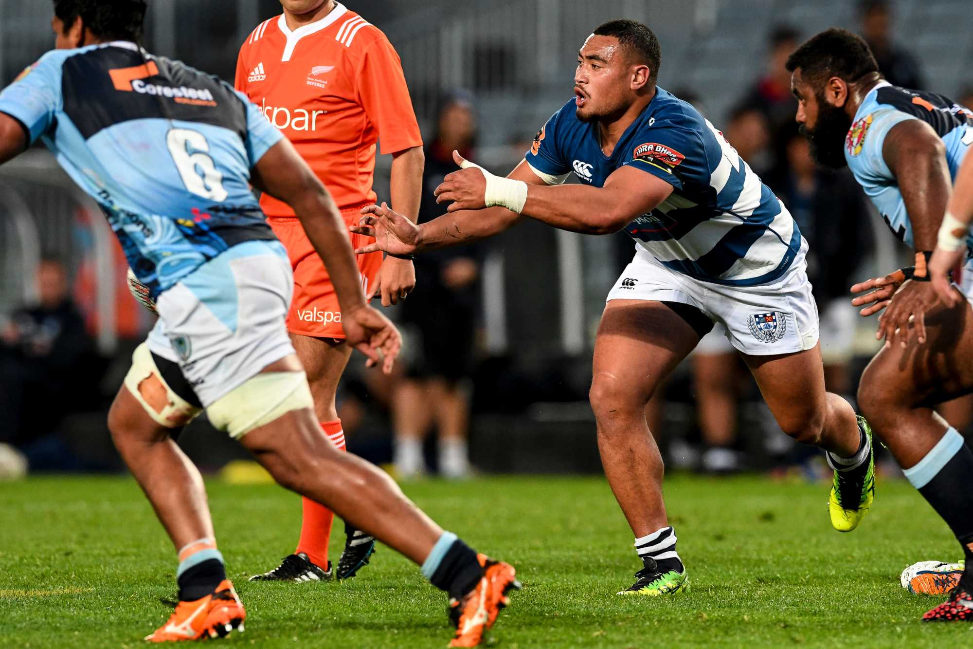 Blue and white venture into the Lions den