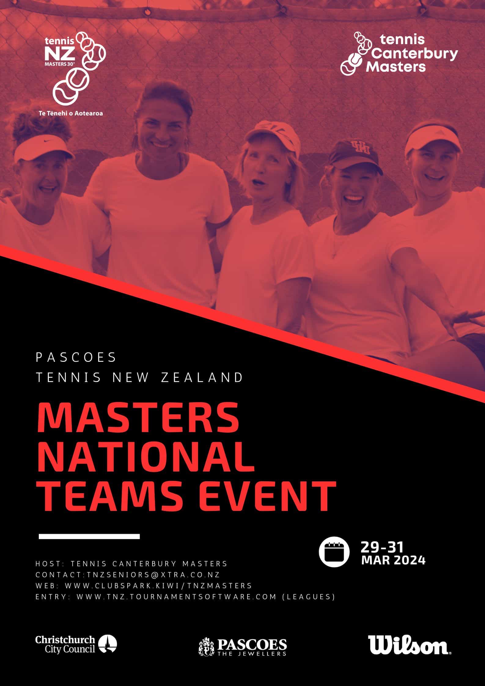 Tennis NZ Masters National Teams 2024 - 1