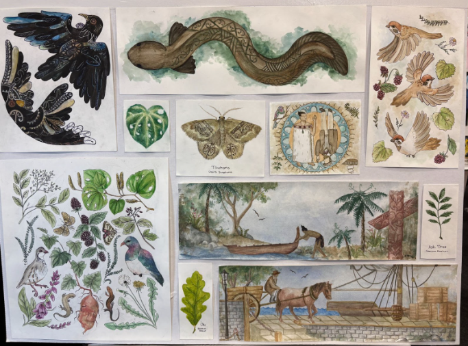 Visual arts folio showcase