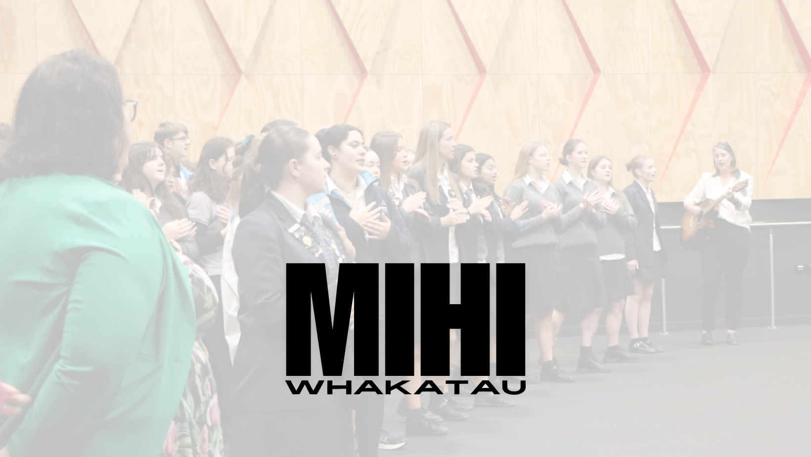 Mihi whakatau for new tauira and kaimahi