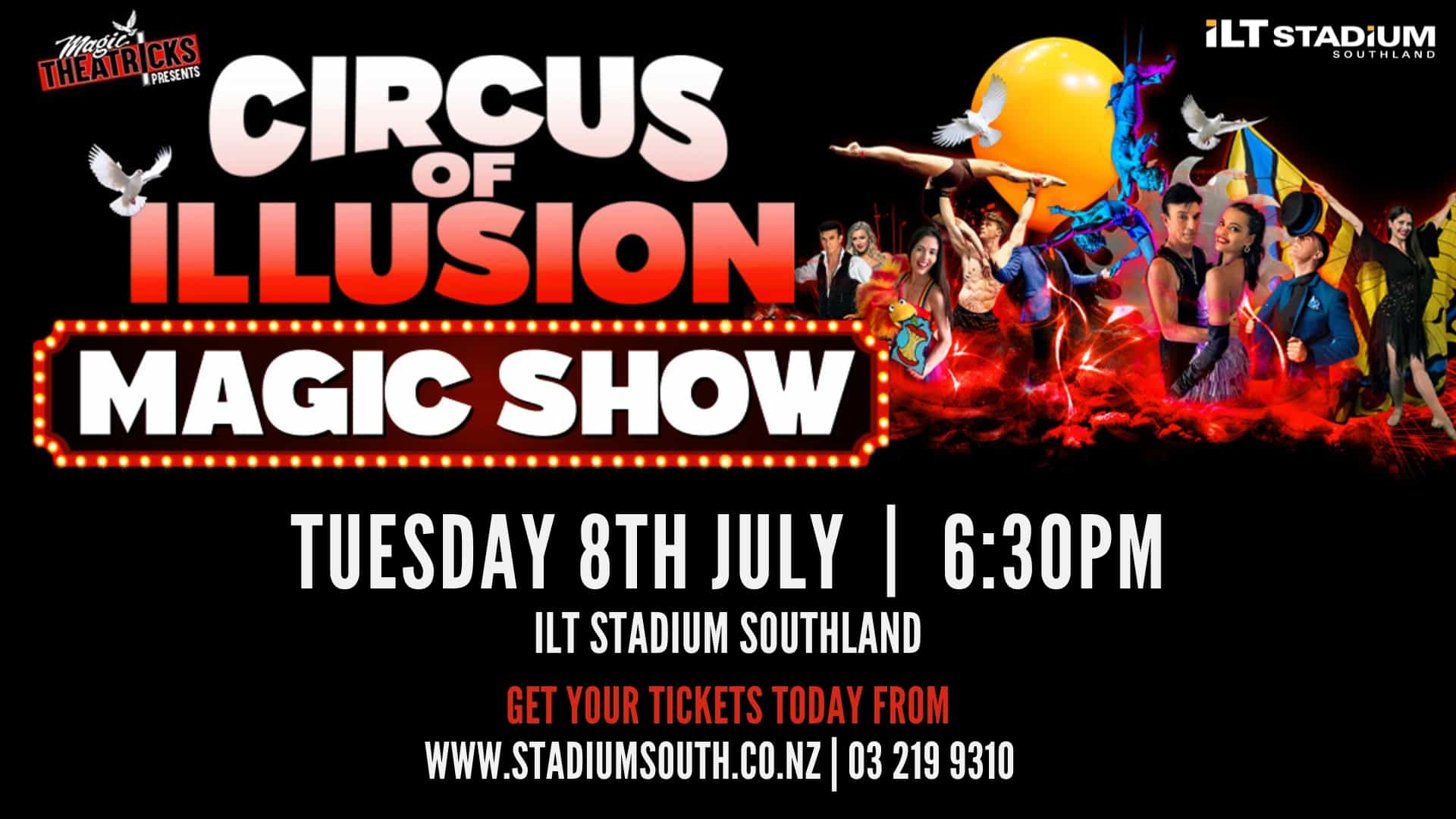 25_TV_Adverts - 25_Circus_of_ilusion_TV_graphic