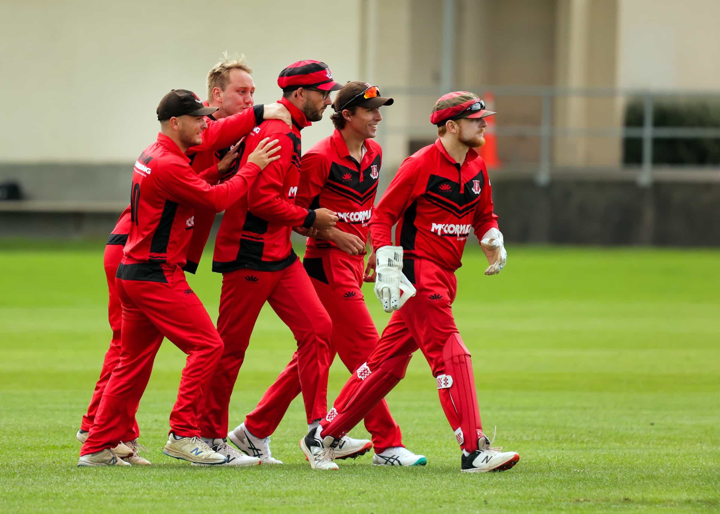 Action from the Ewen Chatfield Trophy men's premier one-day cricket final between Taita and Hutt District at Fraser Park in Lower Hutt, New Zealand on Saturday, 25 February 2023. Photo: Dave Lintott / lintottphoto.co.nz