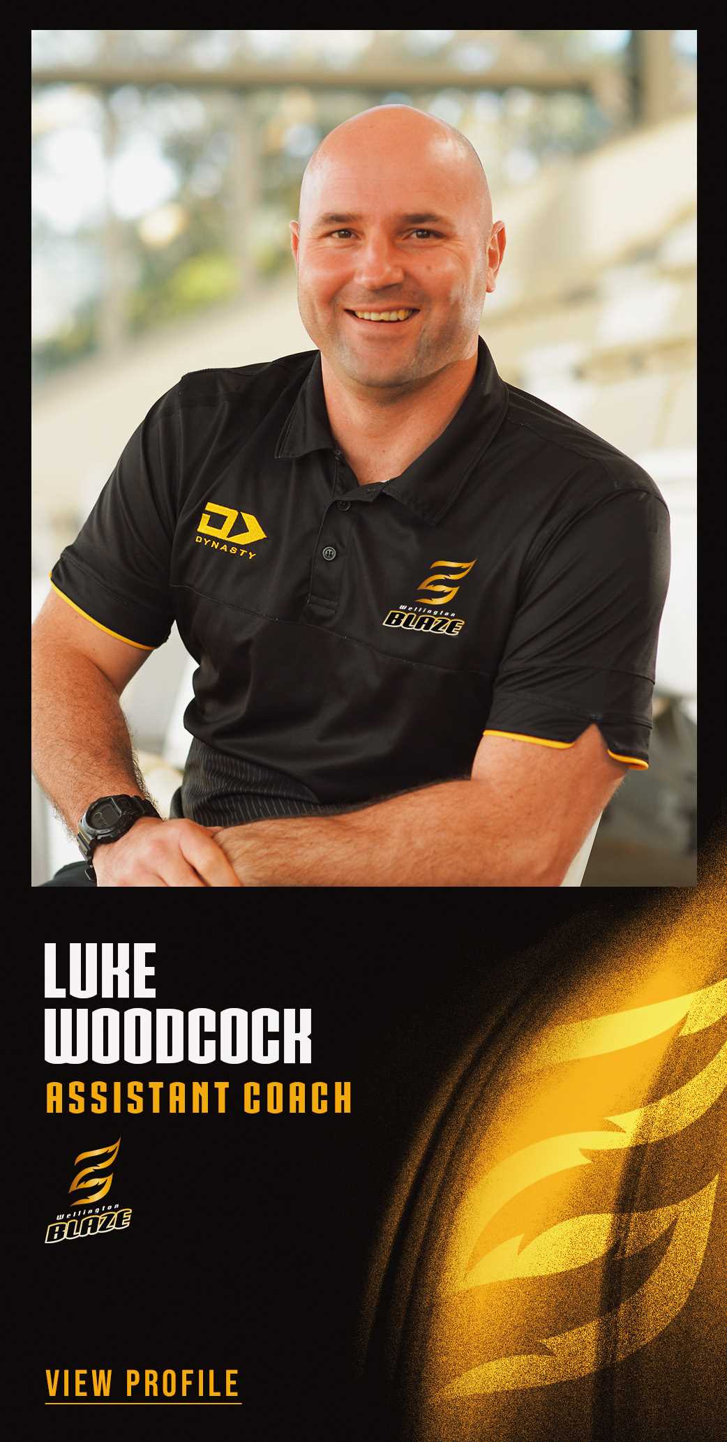 Luke Woodcock Assistant Coach Blaze