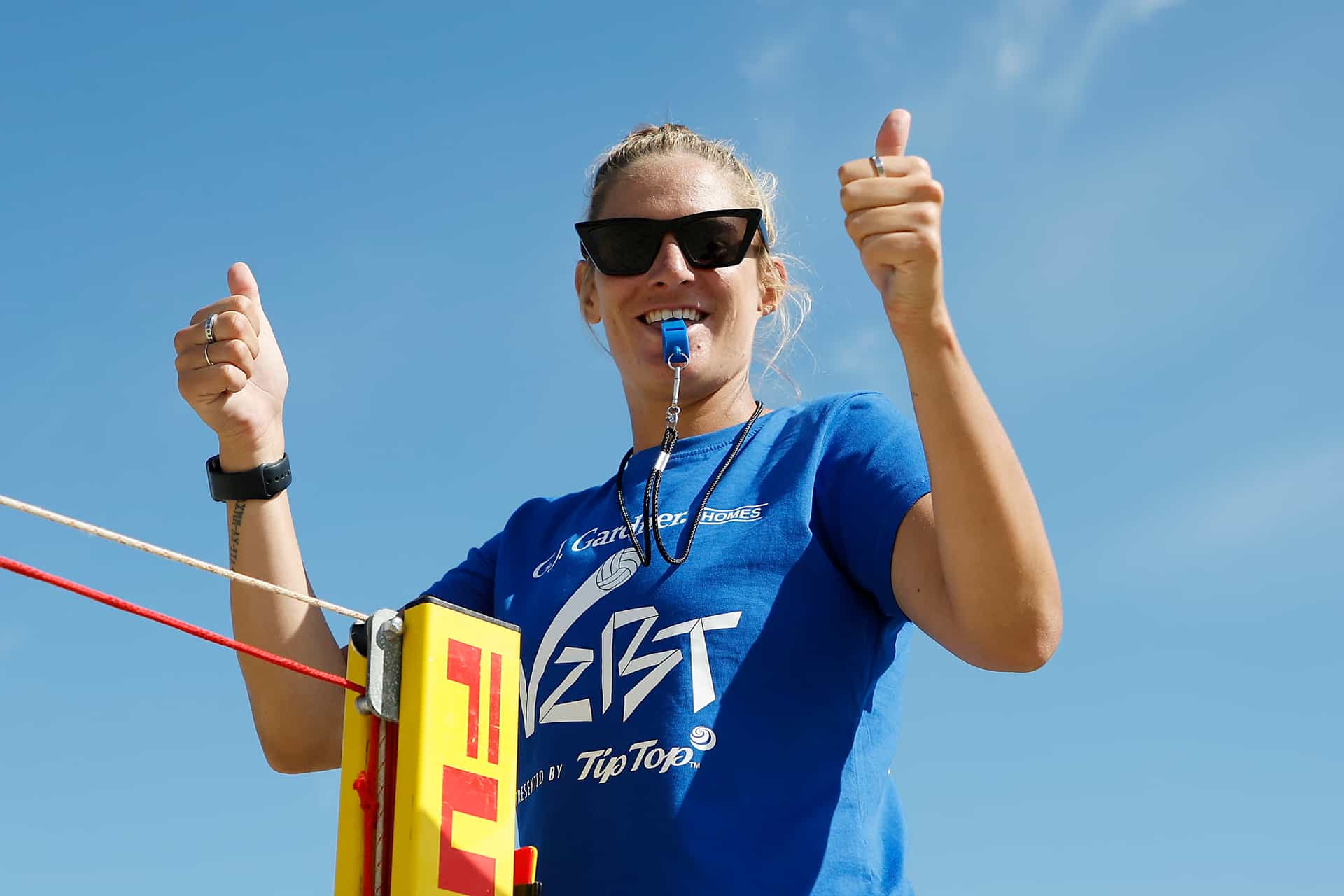 GJ Gardner Homes NZ Beach Tour,Beach Volleyball Courts and Beachfront - Tahunanui Beach ,Nelson, Saturday 11th February 2023.Evan Barnes /www.phototek.nz