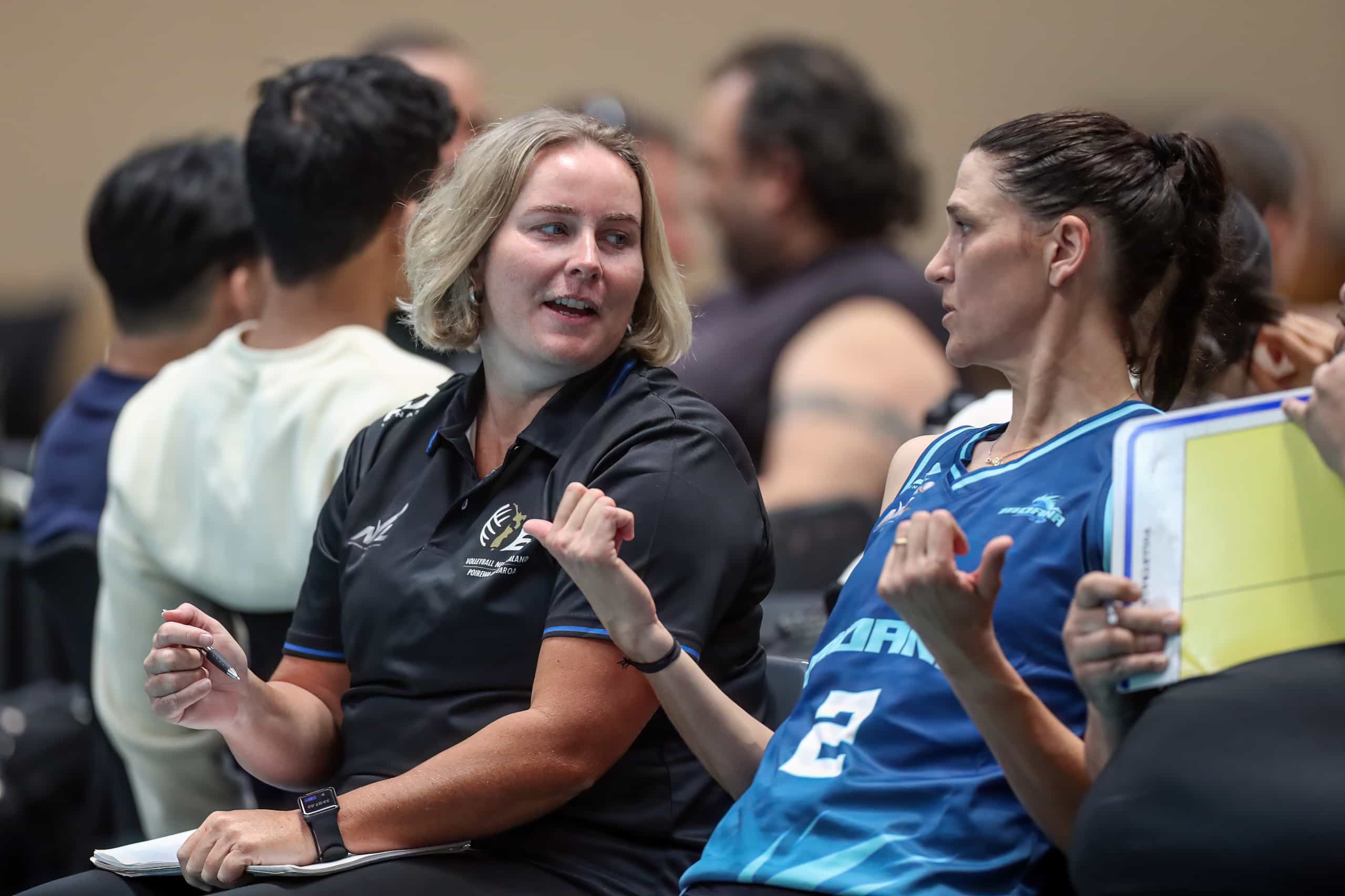 Coach. National Volleyball League 2022, Southern Pounamu v Northern Moana, Sport and Fitness Centre Auckland, Friday 28th October 2022. Photo: Shane Wenzlick / www.phototek.nz