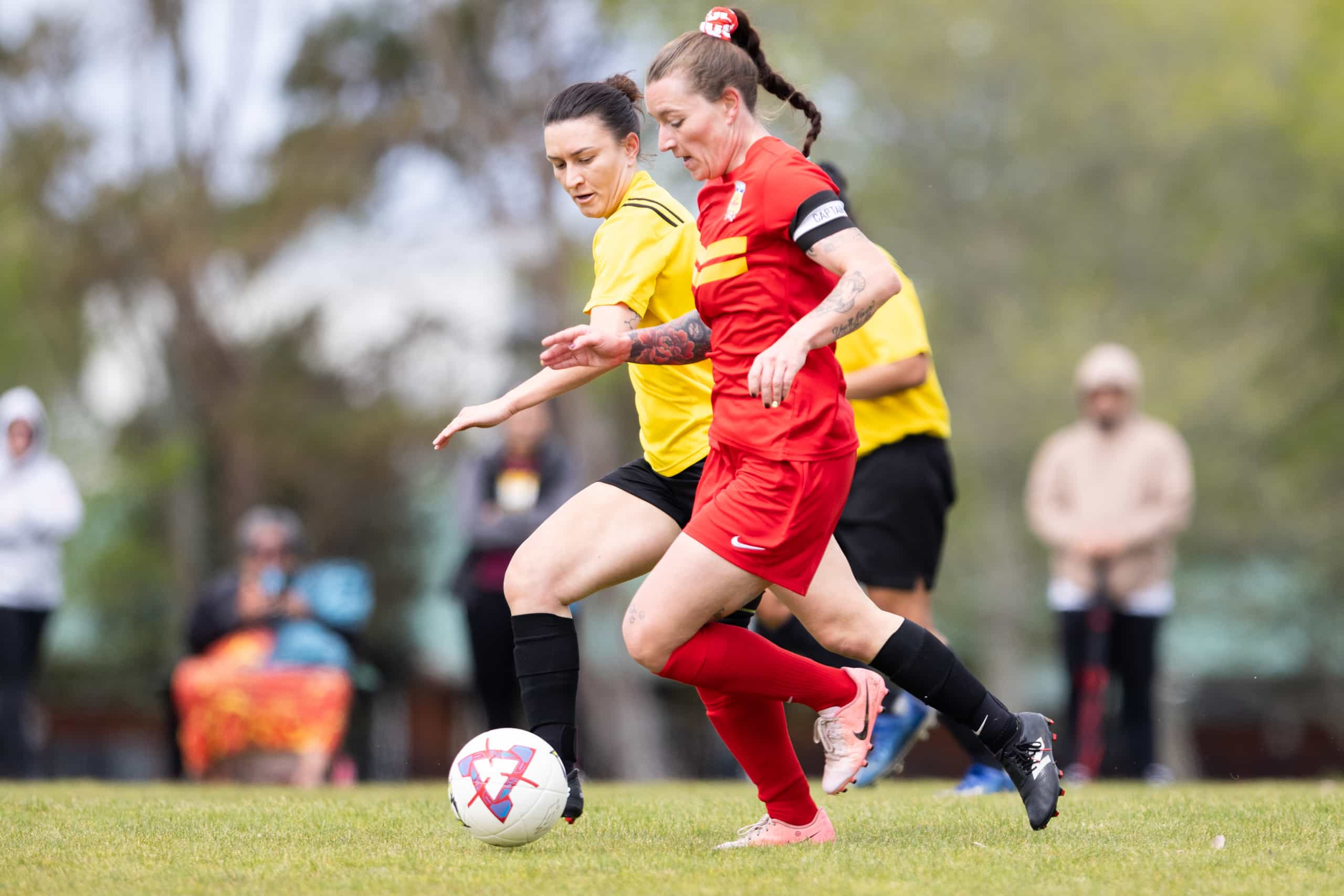 NRF Carol Waller Cup, Waitemata Womens First Team v Ellerslie Rebels, Parrs Park Auckland, Sunday 29 September 2024. Photo: Regan Dewar / www.phototek.nz