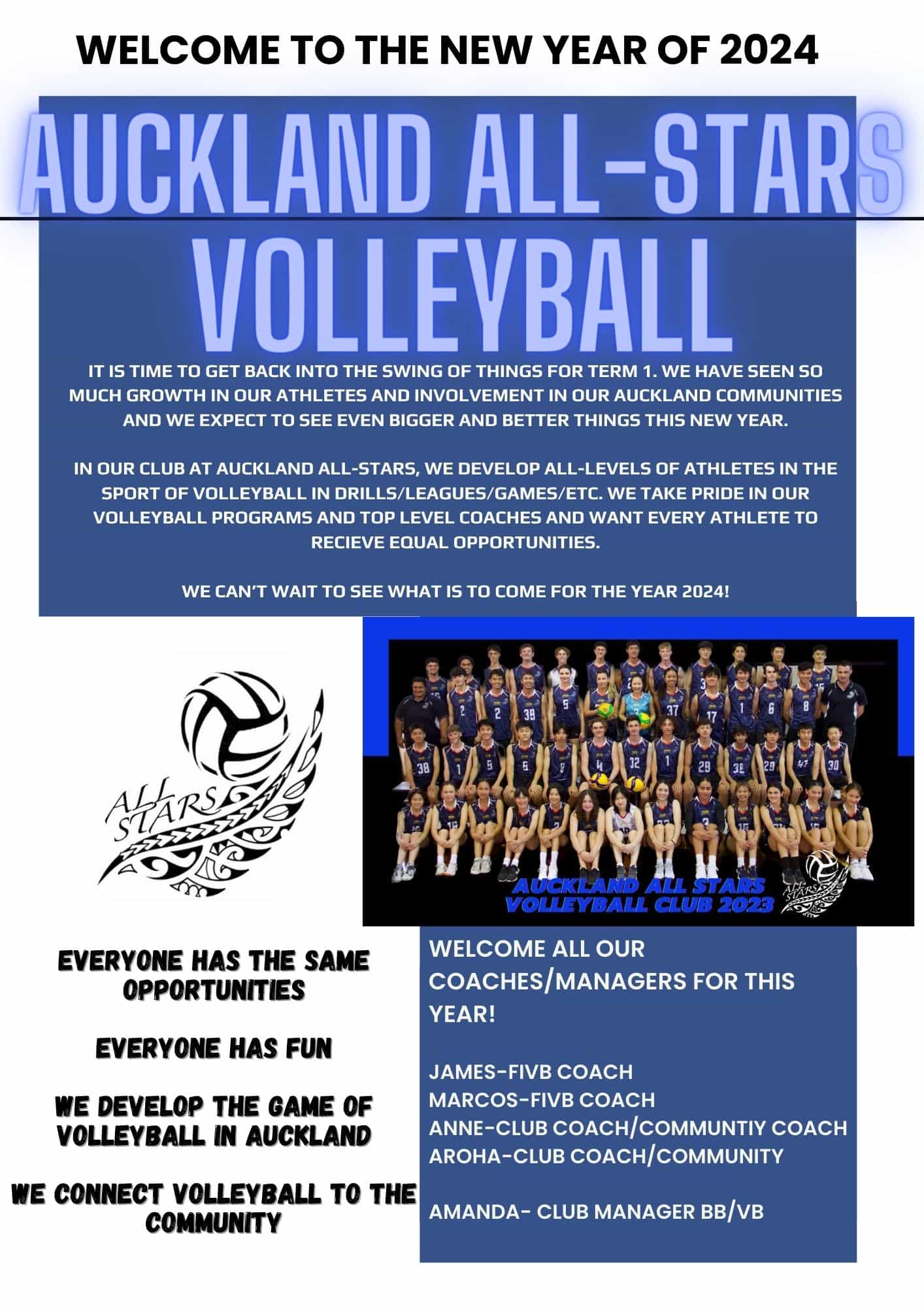 Volleyball January 2024 Newsletter - 1