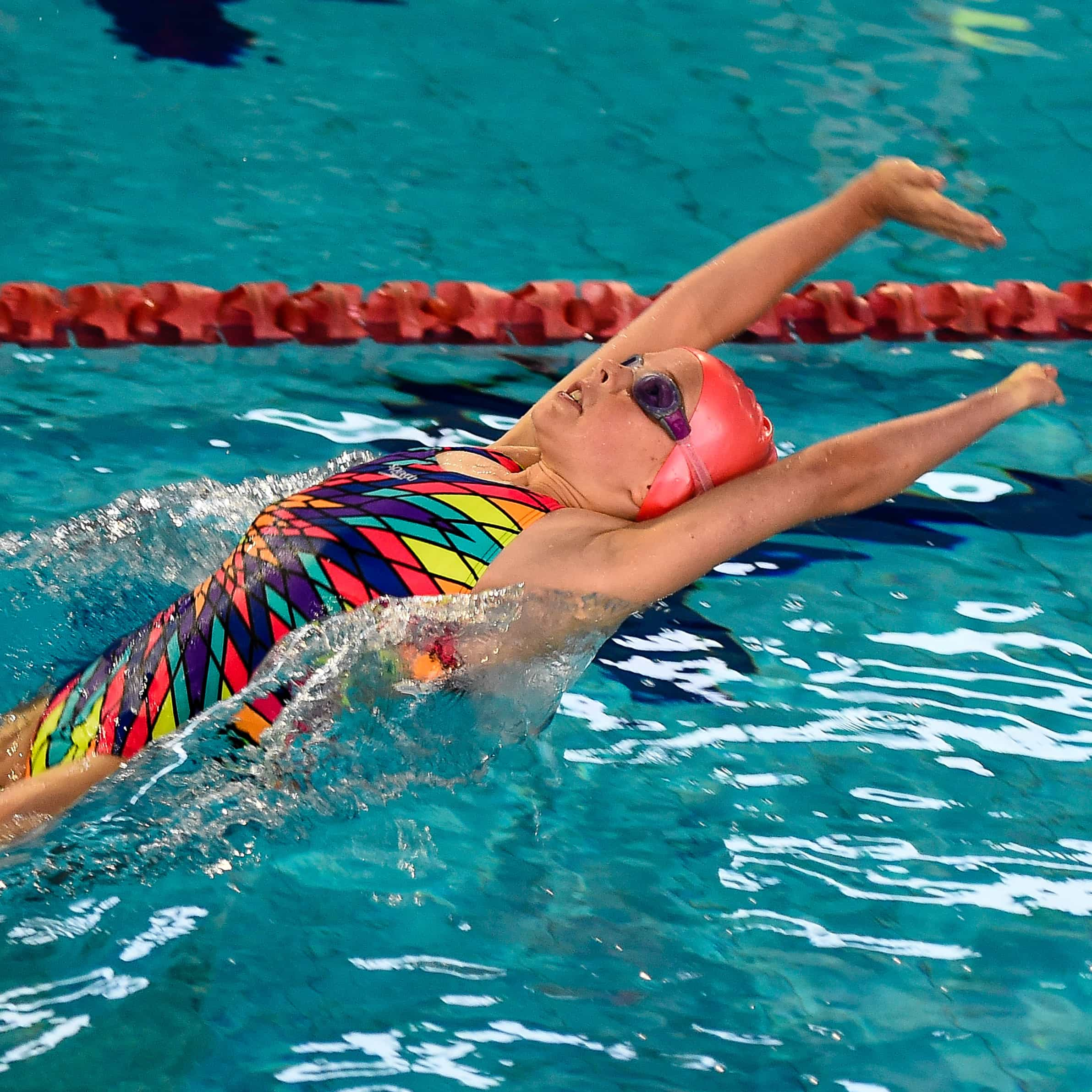 Competitor during the Canterbury Primary School Swimming Championships, Selwyn Aquatic Centre, Rolleston, New Zealand, 6th April 2017.Copyright photo: John Davidson / www.photosport.nz