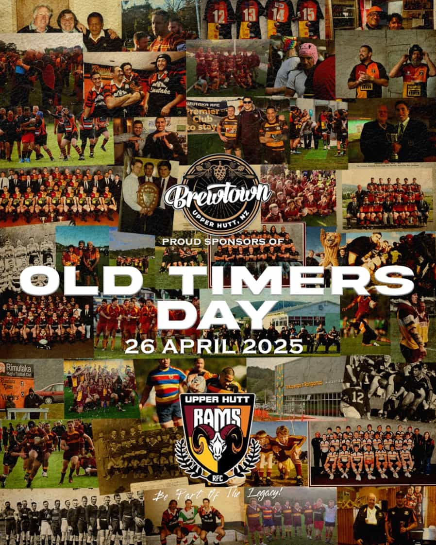 Upper Hutt Rames Upper Hutt Rams RFC, OLD TIMERS DAY 2025