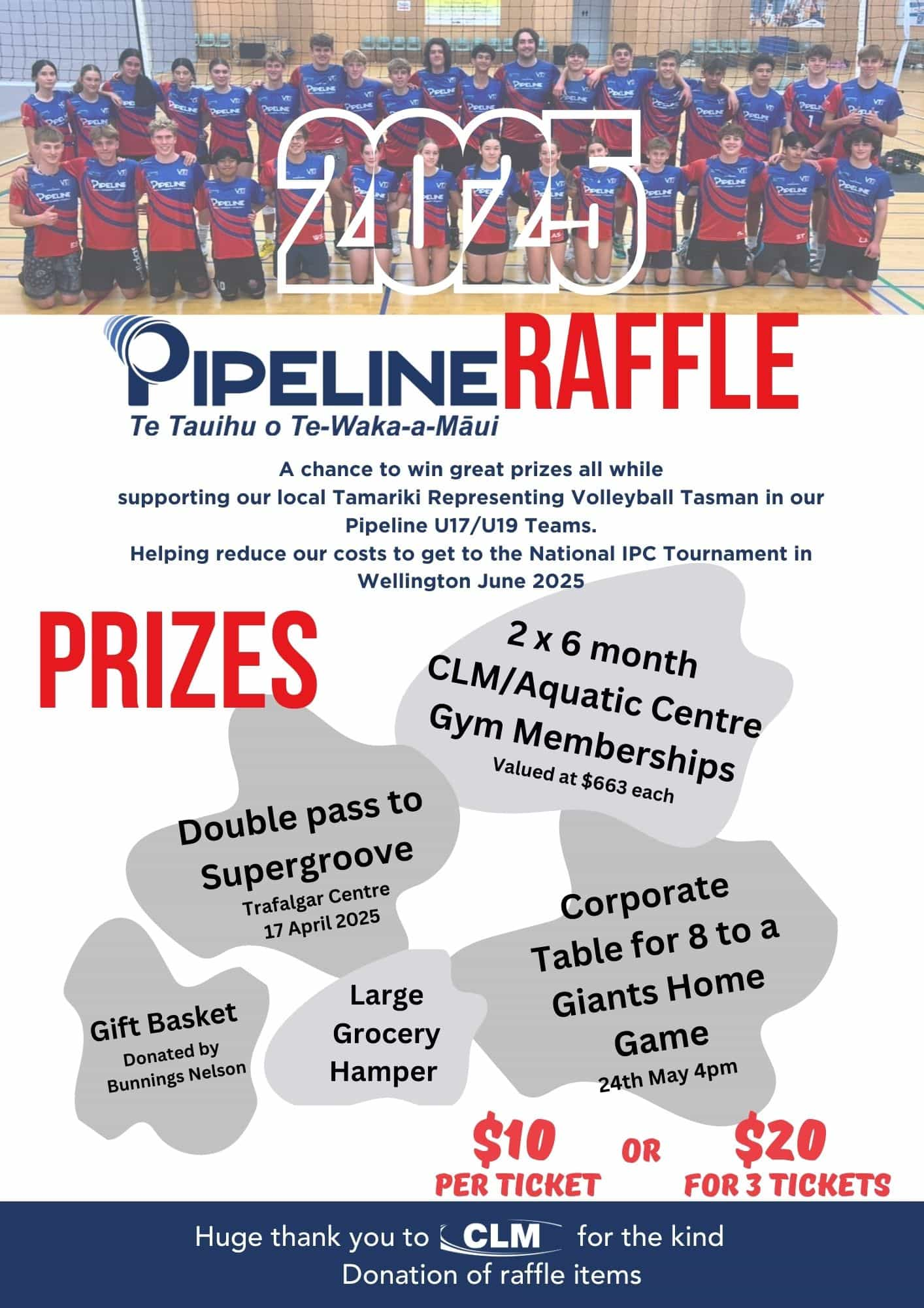 Copy of Pipeline Team Raffle  - Raffle Advert