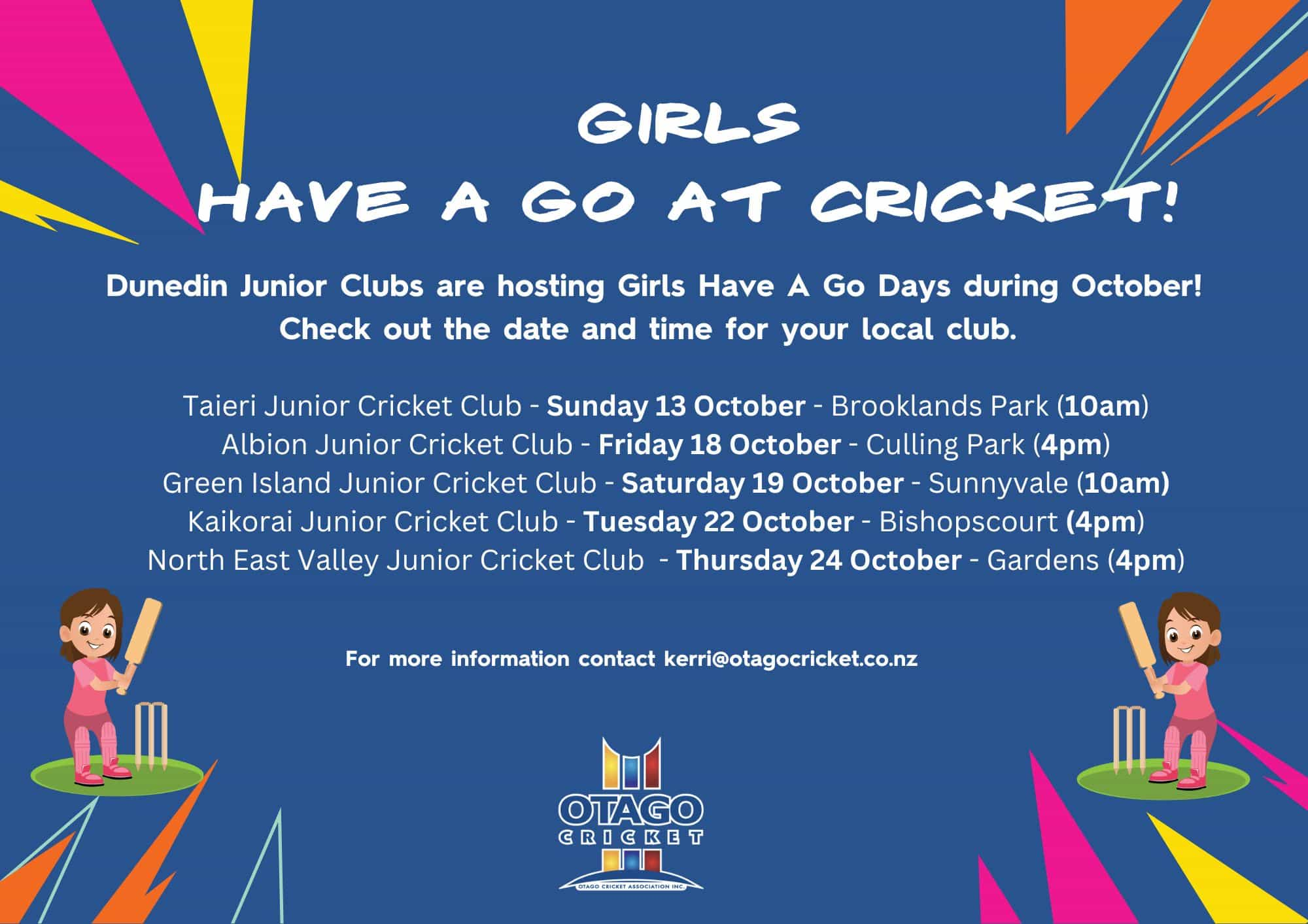 Girls club cricket HAG - 1