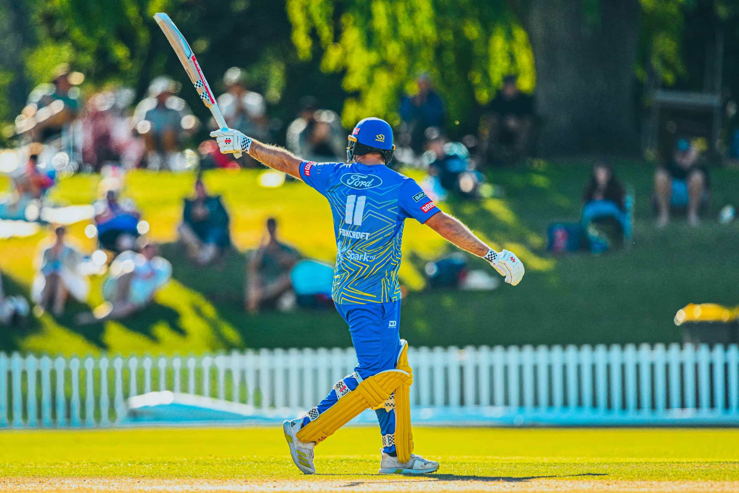 Otago Volts' Captain Dean Foxcroft during the Super Smash T20 match between the Otago Volts and Auckland Aces at Alexandra's Molyneux Park on Monday January 1st 2024.
Copyright photo: Blake Armstrong / www.photosport.nz