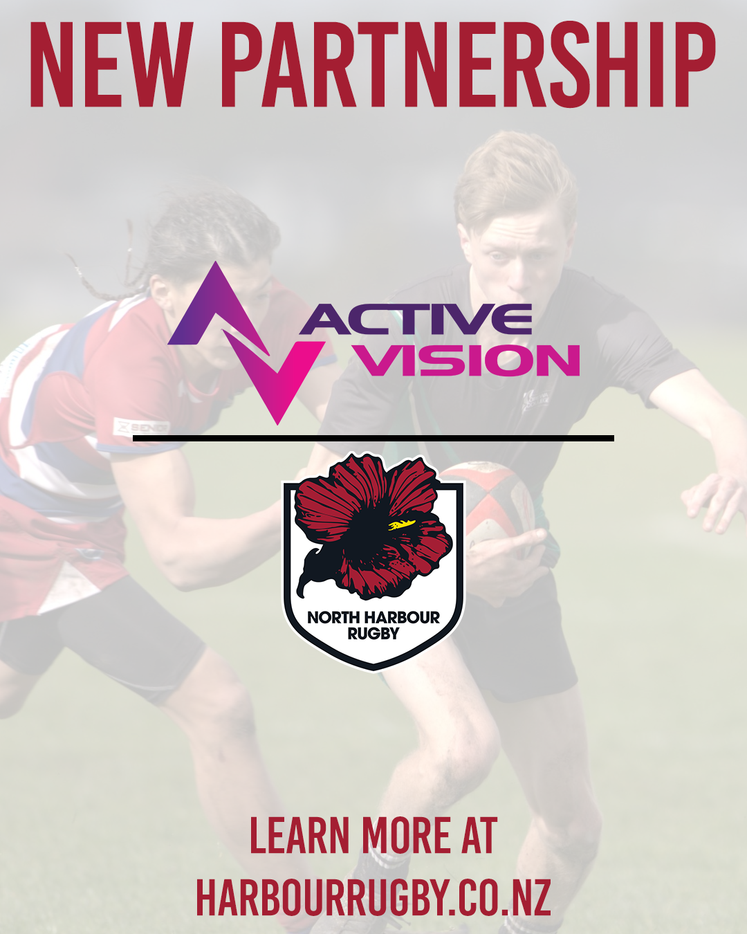 North Harbour Rugby Announces Partnership with ActiveVision
