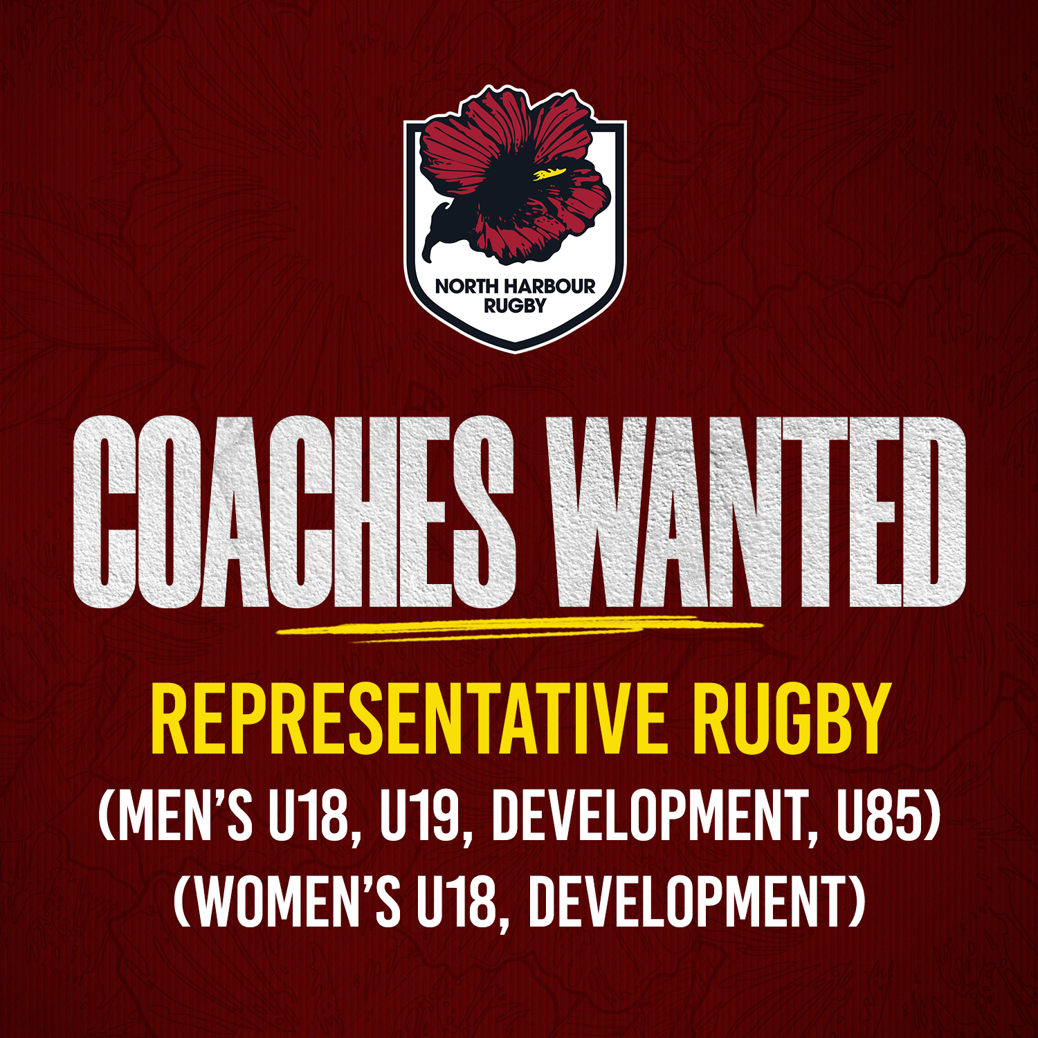 Expressions of Interest: Representative Rugby Coaches