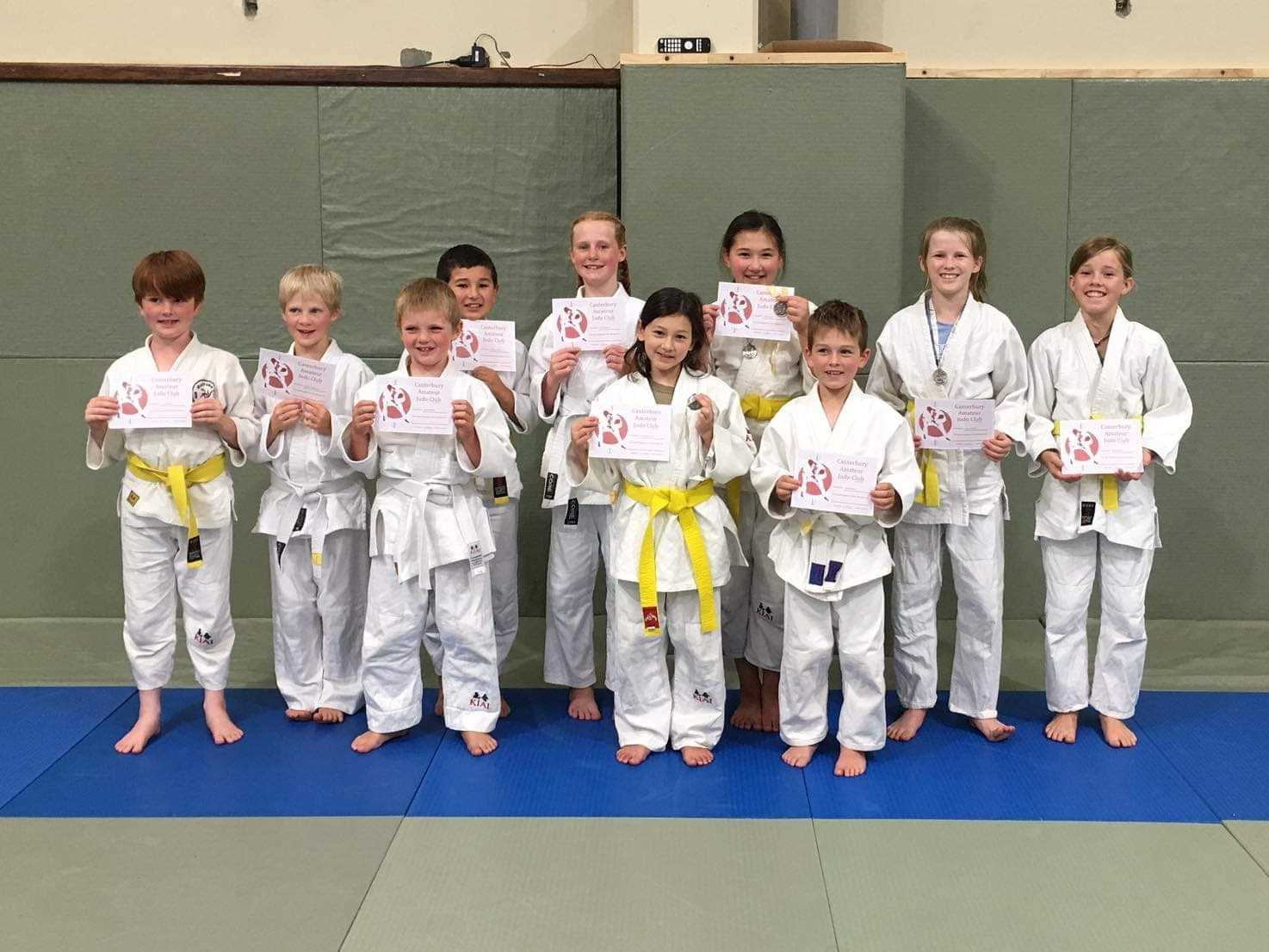 So proud of our newest competitors who competed in the "Try a Tournament" at the Cam Am Ju Dojo 