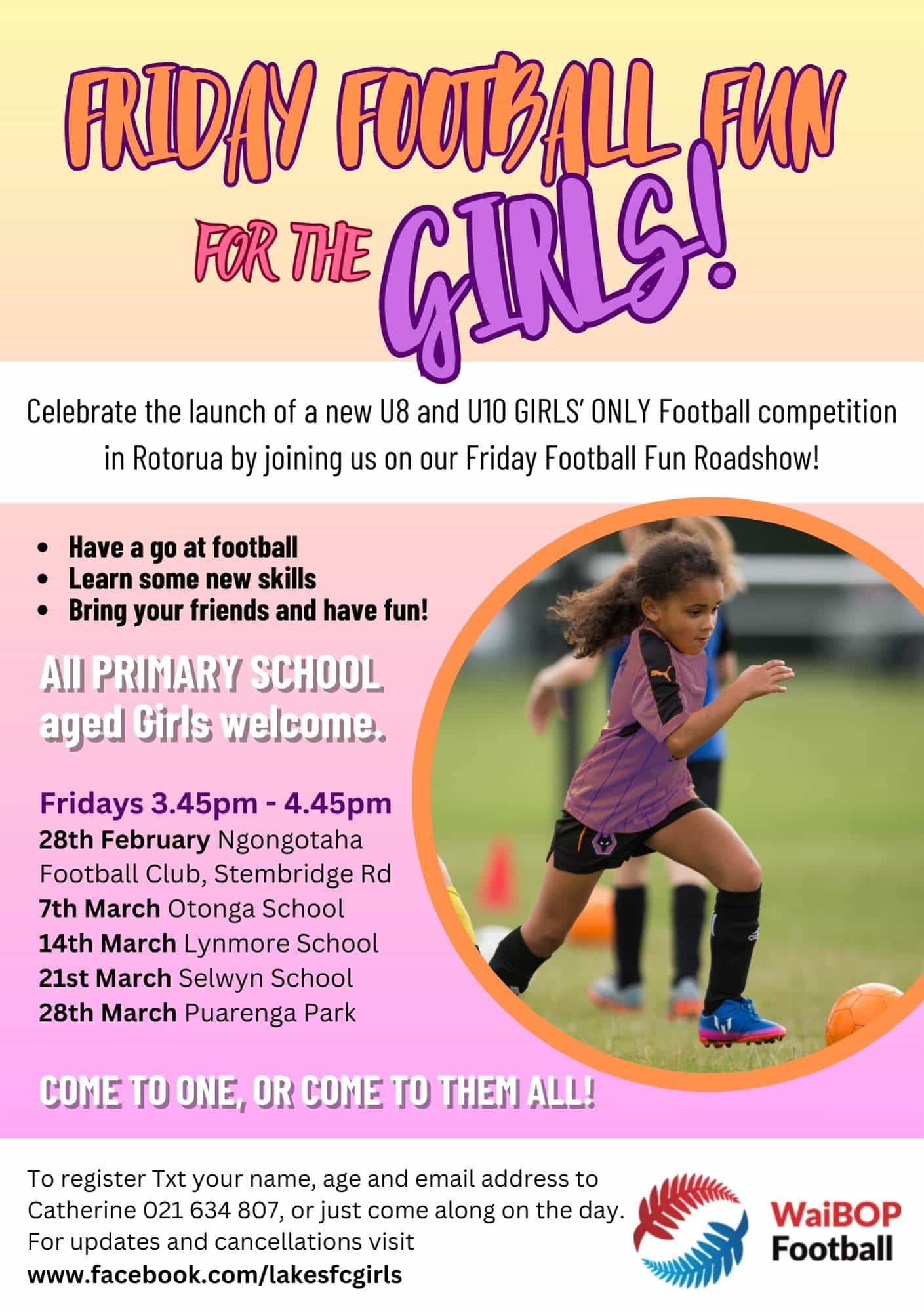 FRIDAY FOOTBALL FUN FOR THE GIRLS  - 1