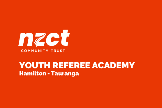 Announcing NZCT as Naming Partner for the WaiBOP Youth Referee Academies