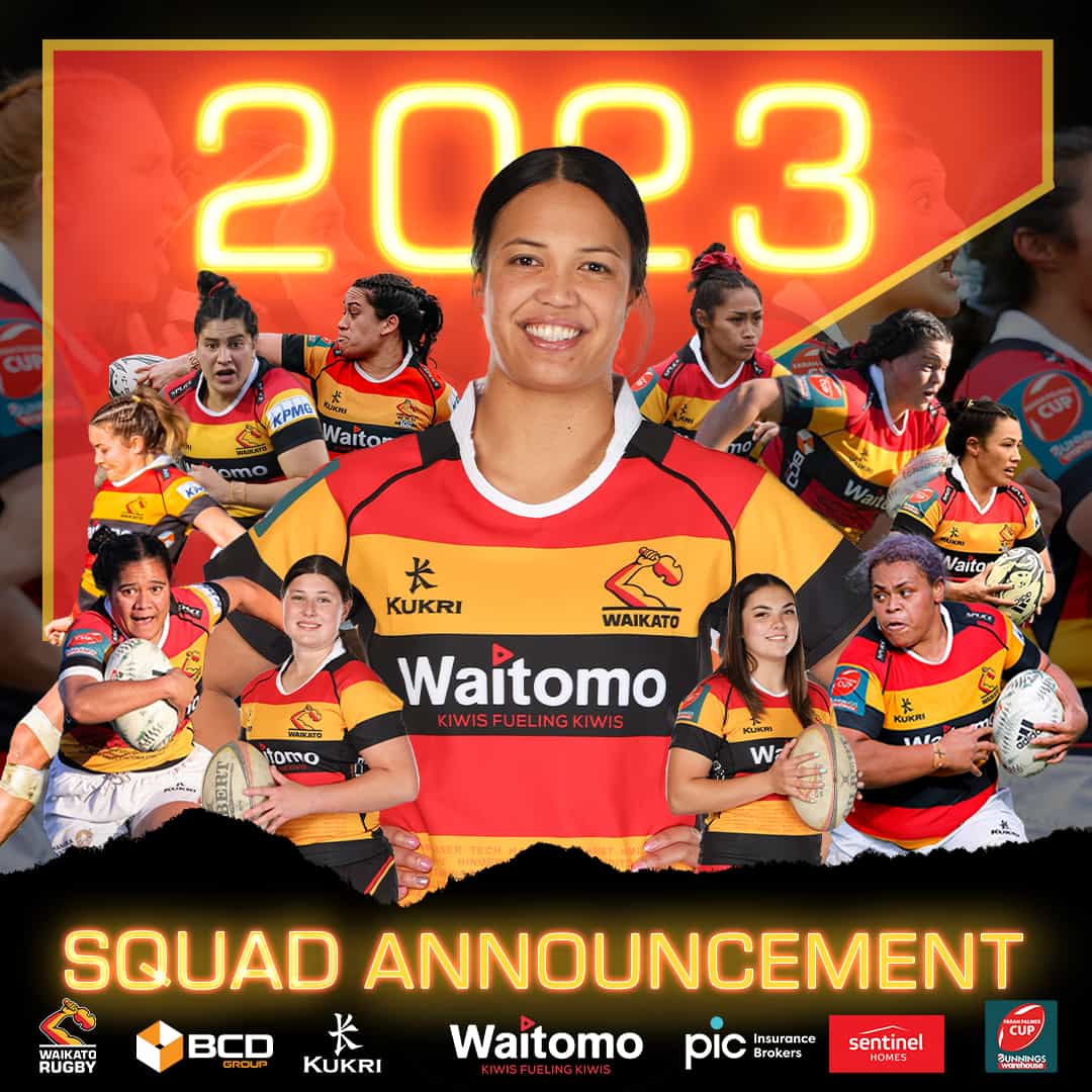 2023 Waitomo Group Waikato Farah Palmer Cup Squad Announced