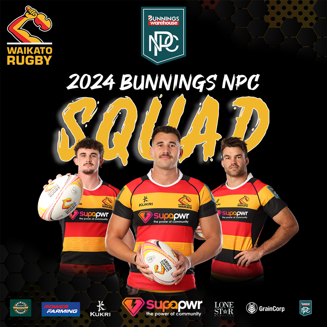 2024 Waikato National Provincial Championship Squad Announced