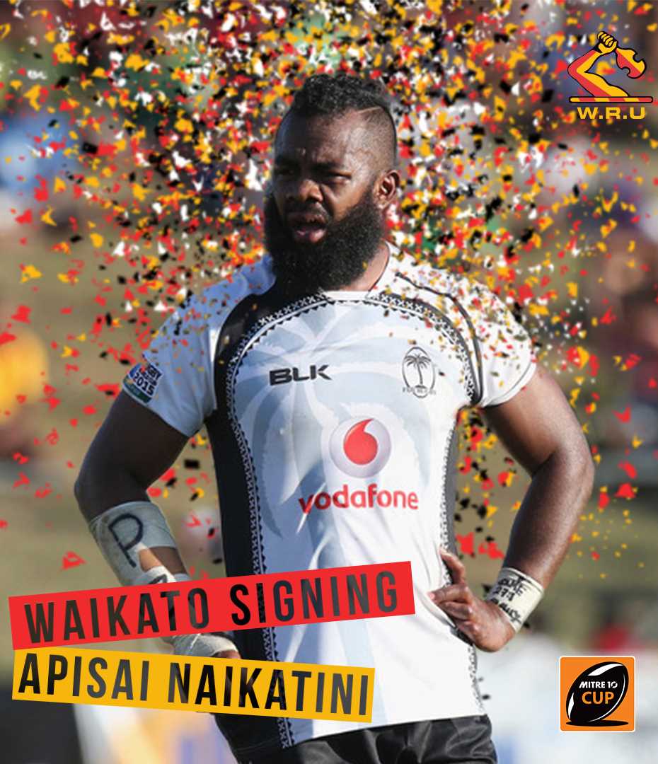 Apisai Naikatini signs with Waikato