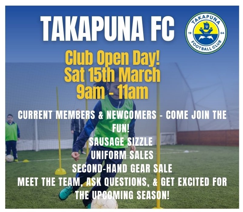 Takapuna FC Social Guides - Flyer TEMPLATE