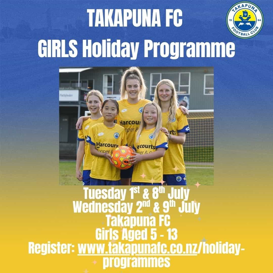 MASTER of Takapuna FC Social Guides - TFC Girls Summer