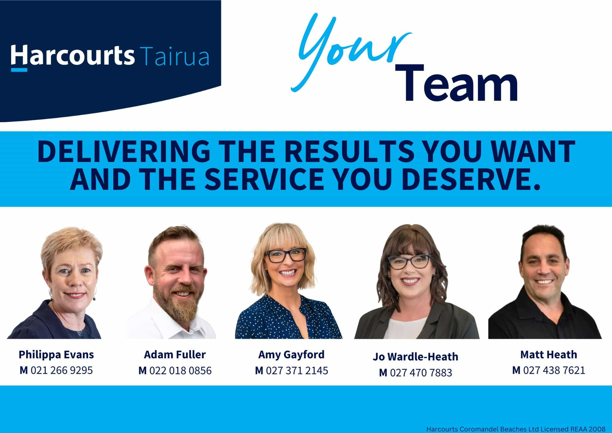 Updated Sponsorship Ad - Harcourts Tairua - 1