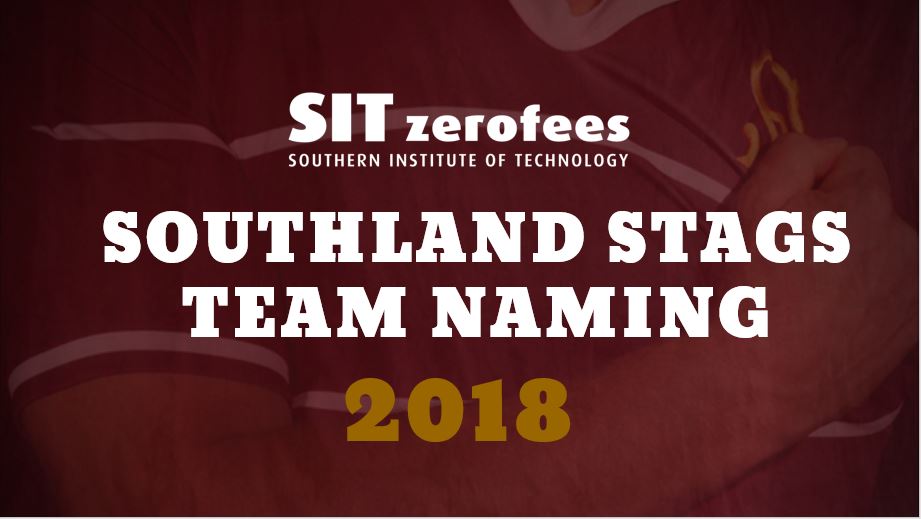2018 SIT Zero Fees Southland Stags Team