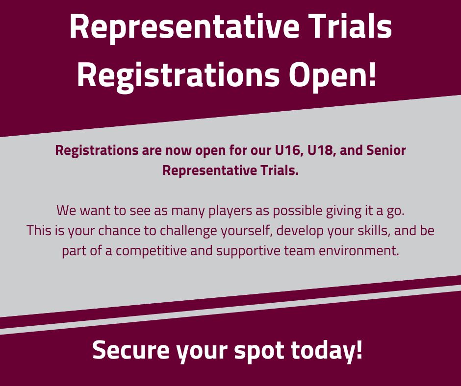 Representative Trials - Registrations Open! - 1