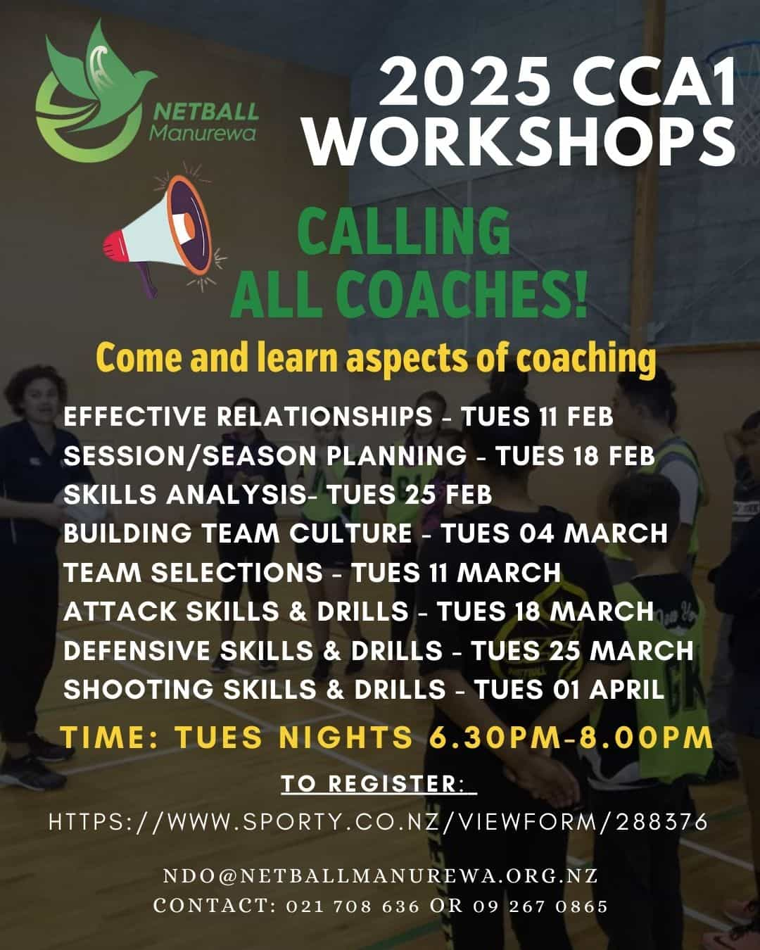 2025 Coaching workshops  - 1