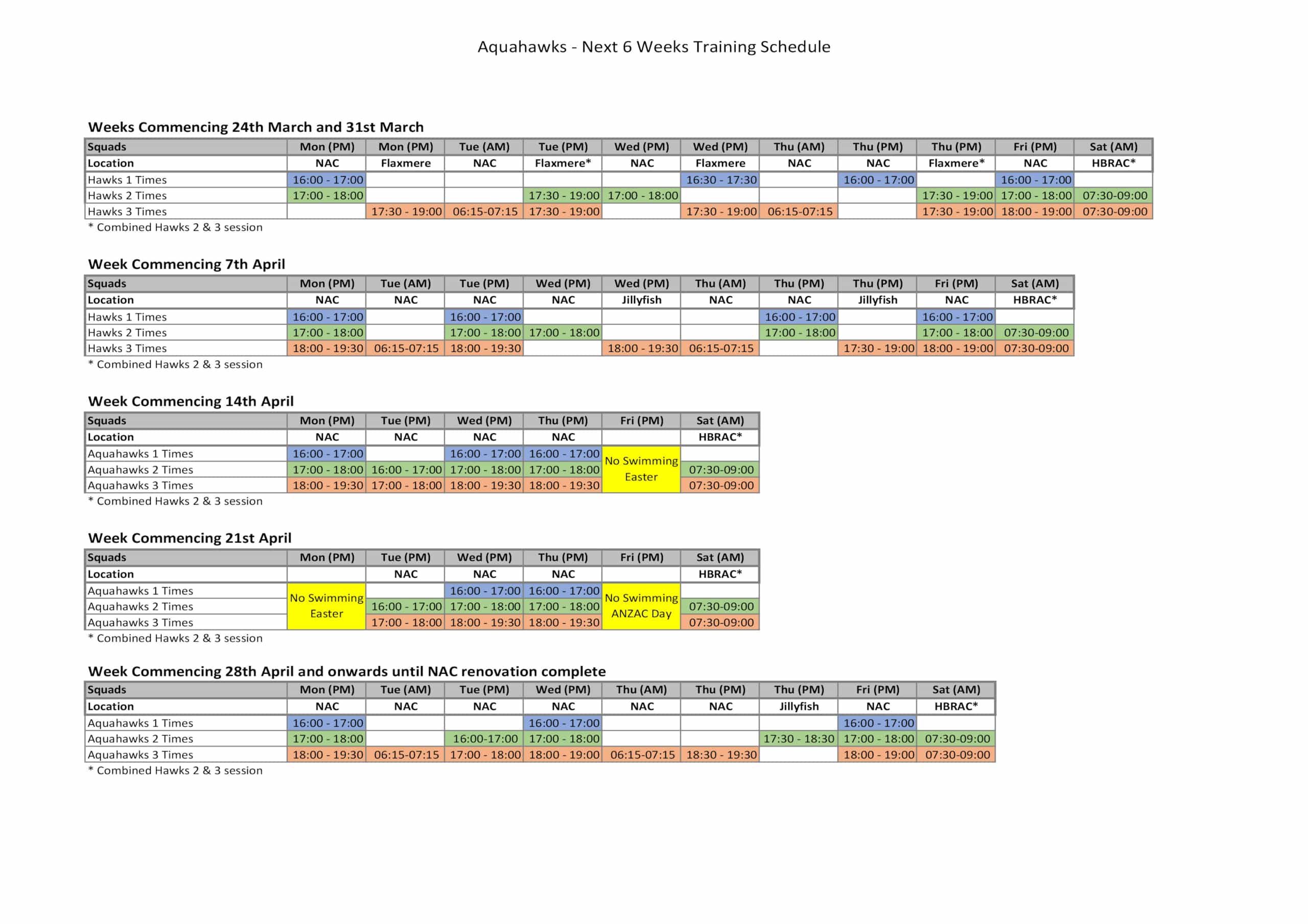AQUAHAWKS - TRAINING PLAN - 2023-2024.xlsx