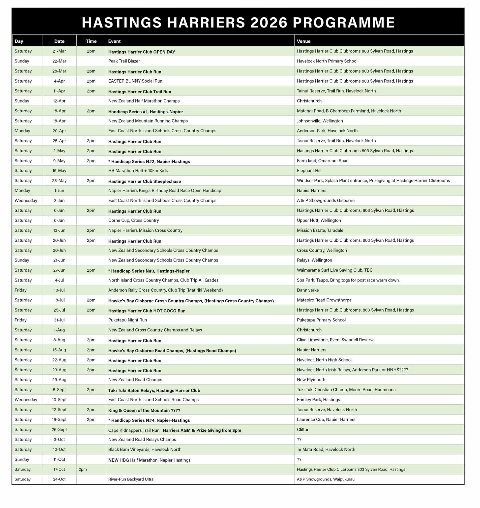 Hastings Harriers Club PROGRAMME 0f3c43e1 4ee0 4162 94a6 Wo 