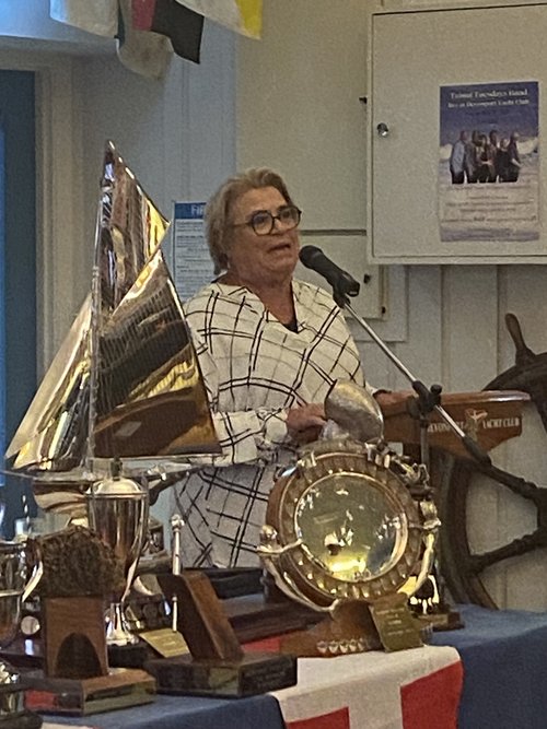 Penny Whiting at DYC 2024 Prize-giving