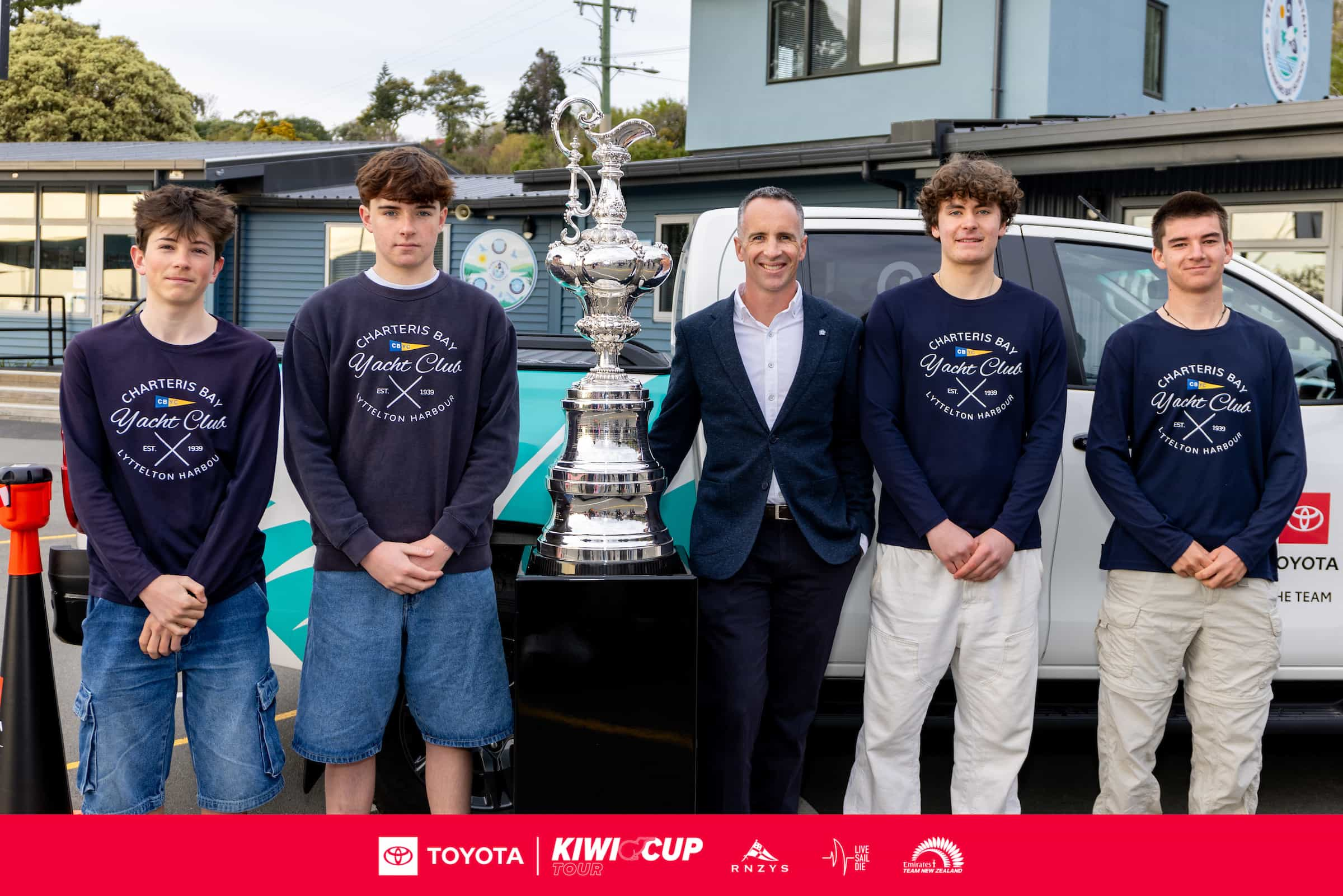 Toyota Kiwi Cup Tour. 9 September 2024. Govenors Bay School. Photo: Suellen Hurling / Live Sail Die.